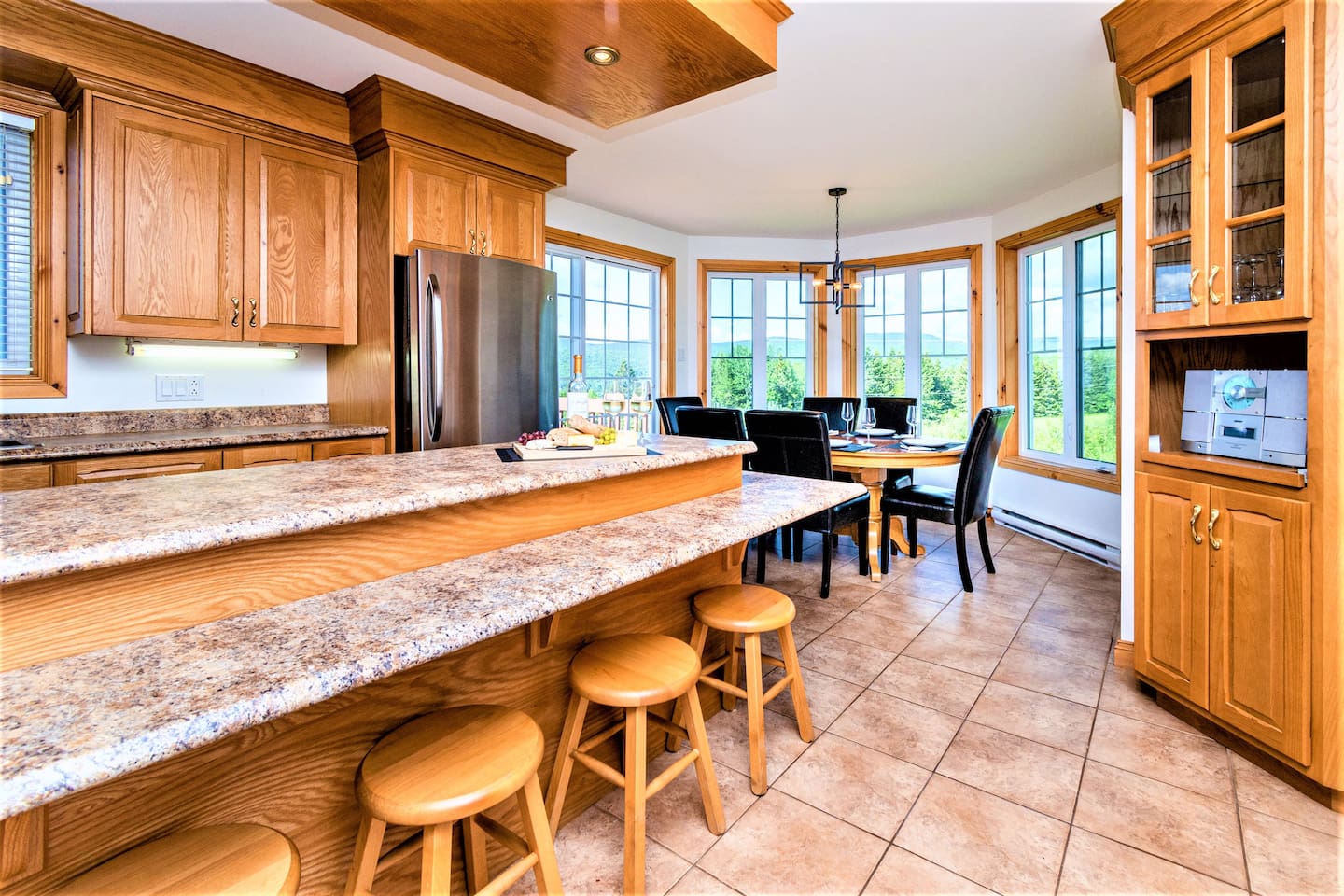 Your cozy little kitchen away from home.