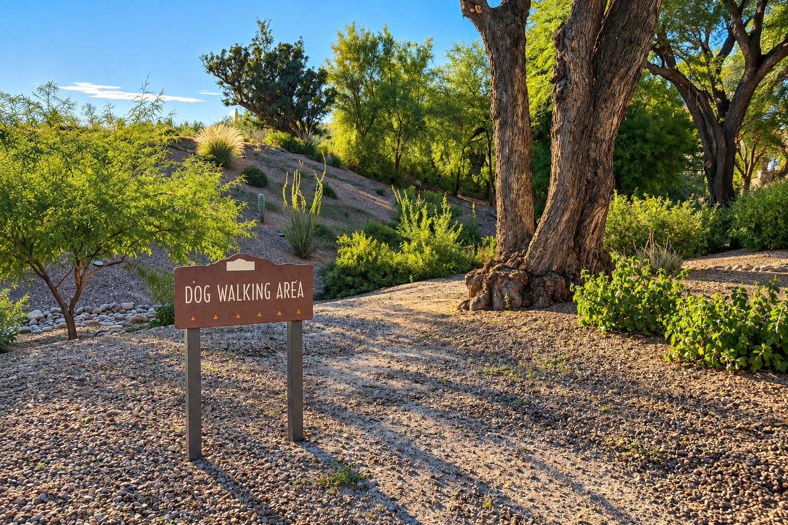 Ventana Getaway is a dog-friendly escape, with scenic walking paths throughout The Greens at Ventana Canyon community. Take your furry friend on peaceful strolls through lush landscapes, complete with convenient waste-stations for easy cleanup.