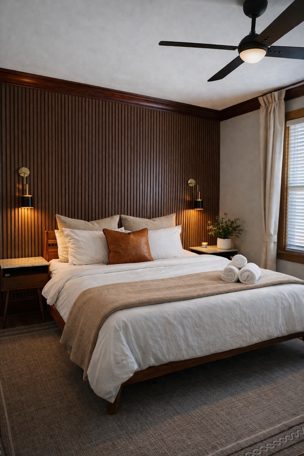 Hotel-quality king bedroom with premium lines, and quiet residential comfort for deep, restful sleep.