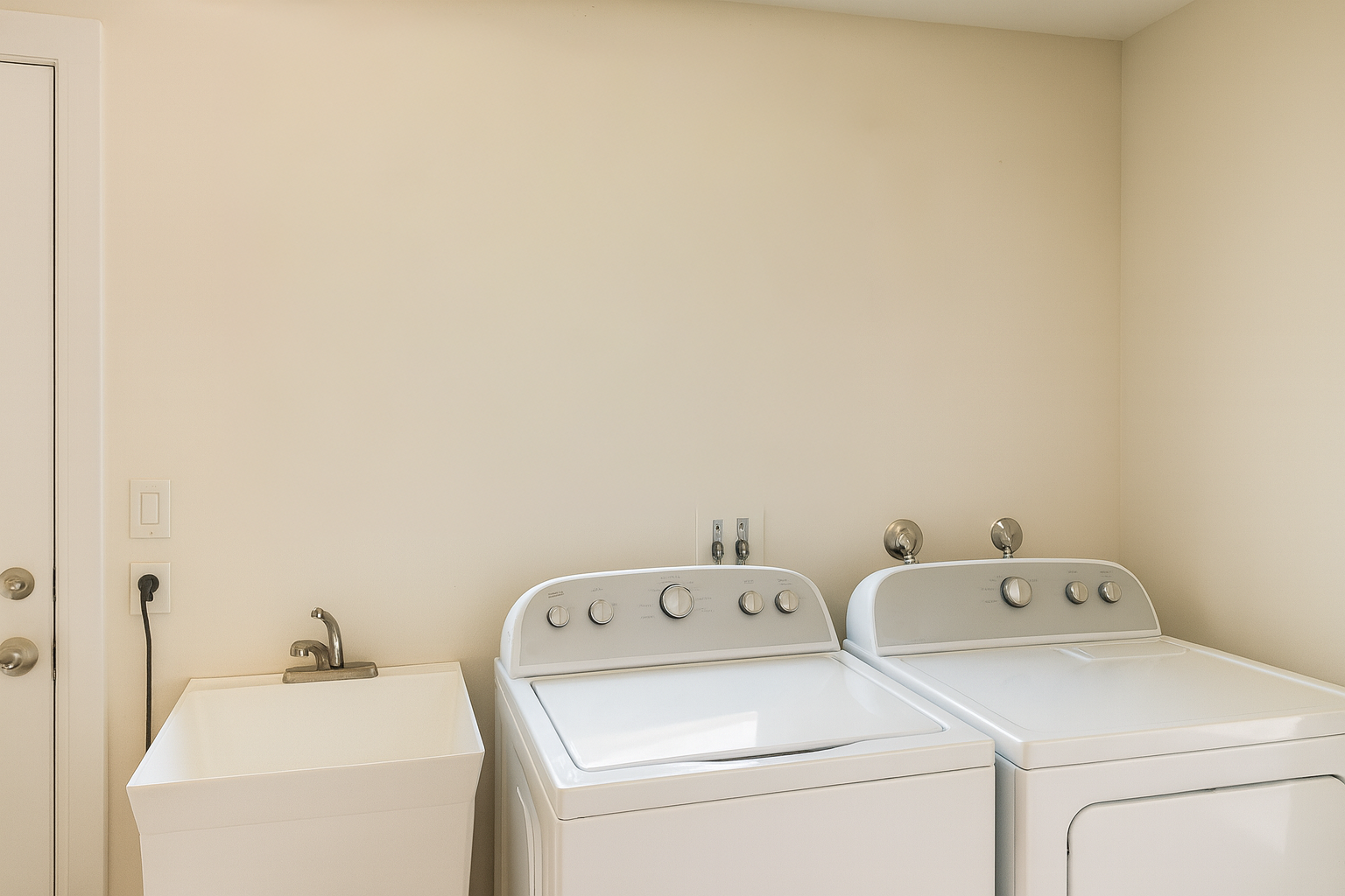 laundry area | Representative Interior. Finishes and decor vary by Villa