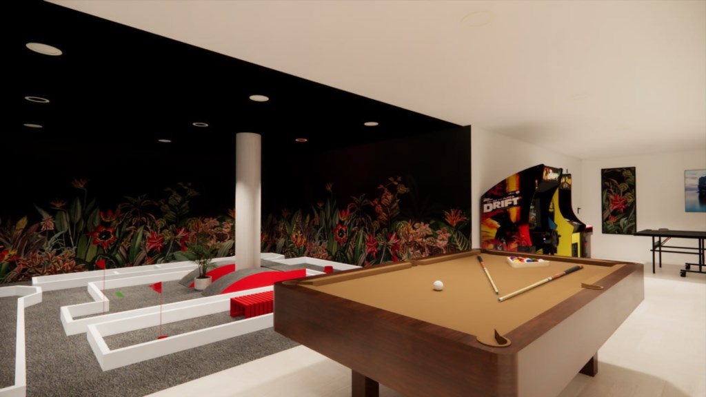 Coming March 2026 – Brand-New Game Room with Ping Pong, Darts, Putting Green, Shuffleboard, Pool Table & Lounge Area