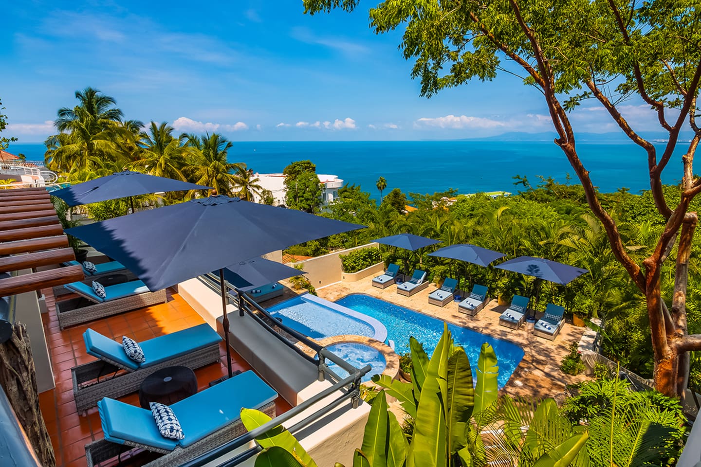 View to Pool from Main Level