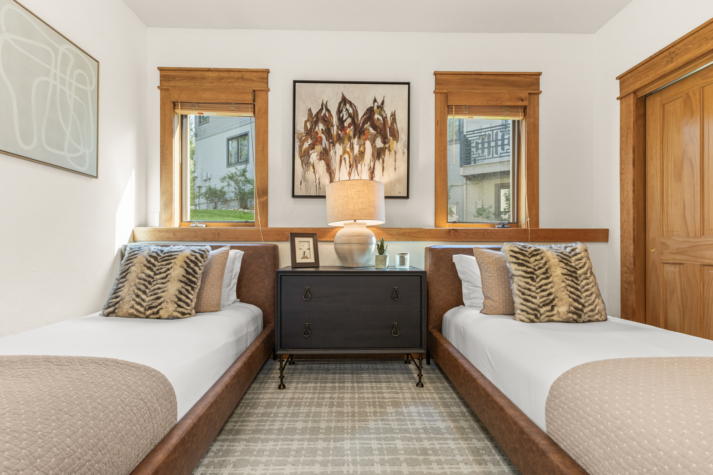 Bedroom #3 | Twin Beds and Closet