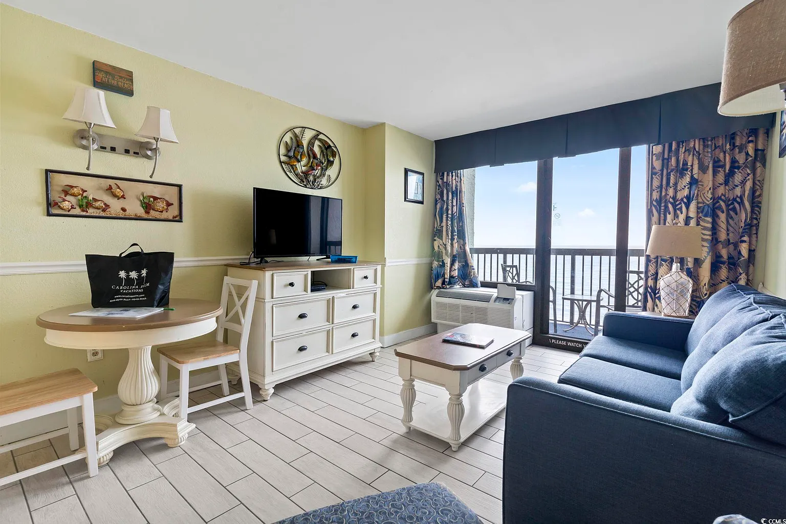 Stylish and comfortable living room designed for relaxation