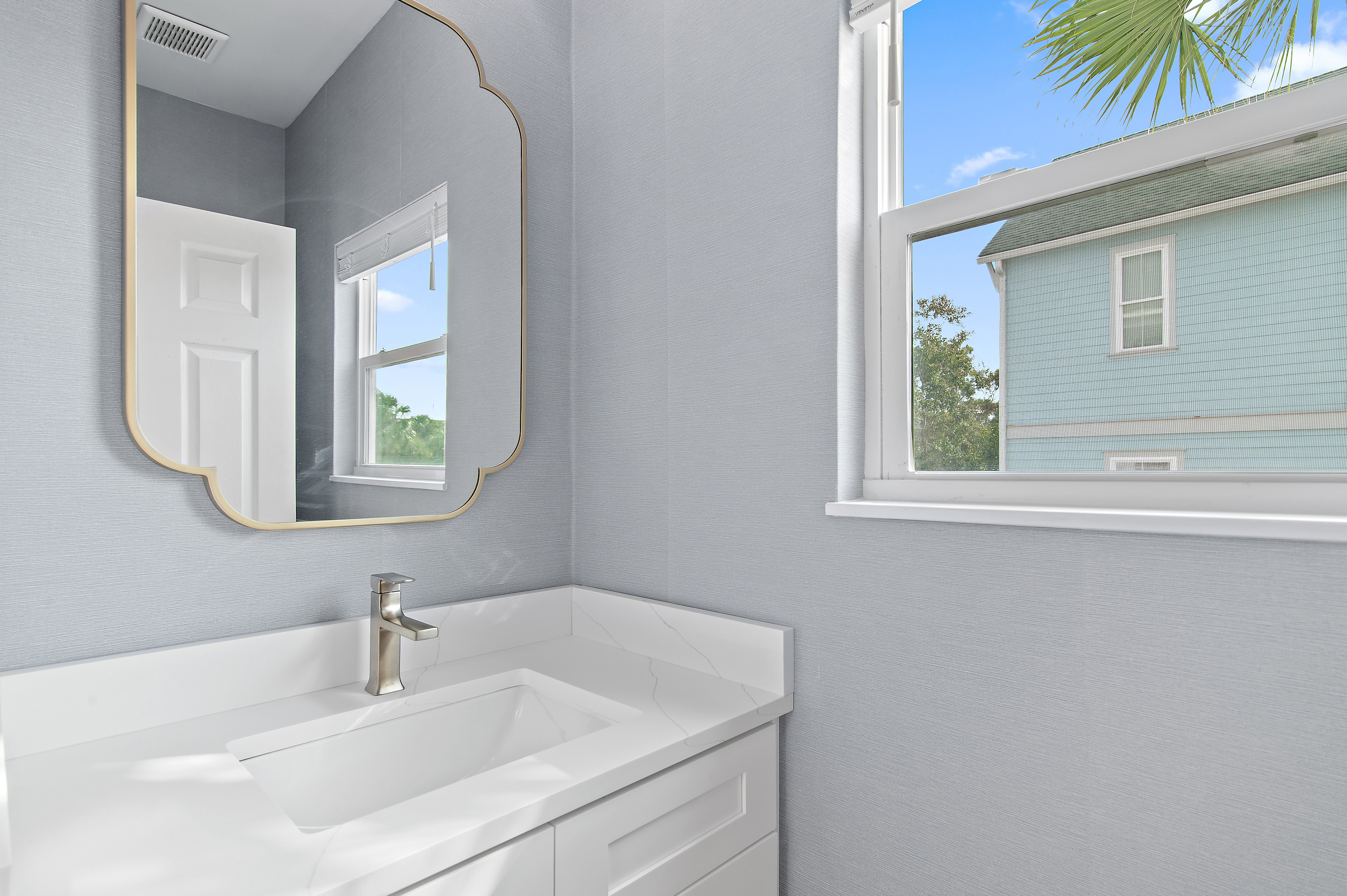 Half Bath off Kitchen