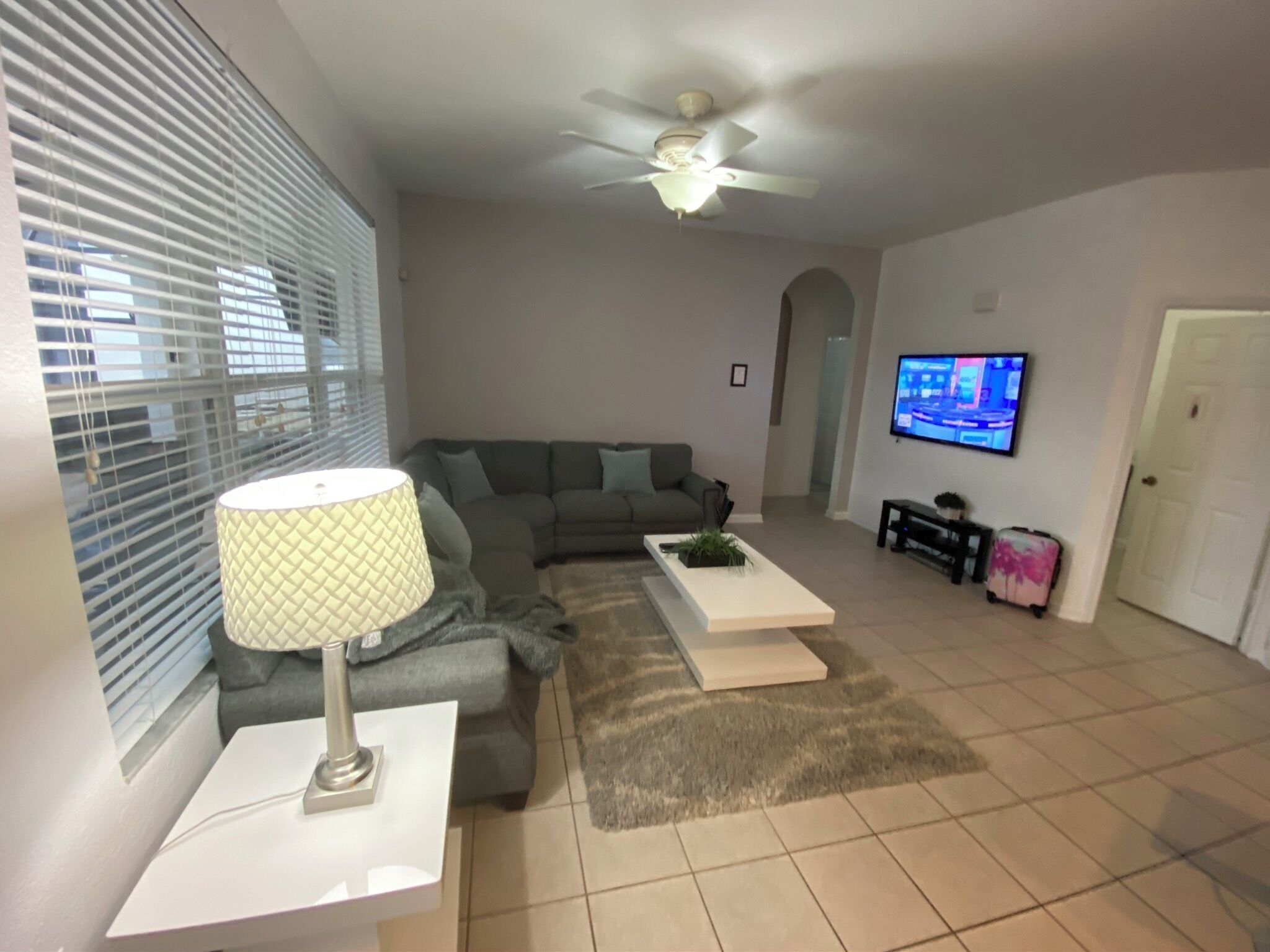 Family Room with 55' LED TV 