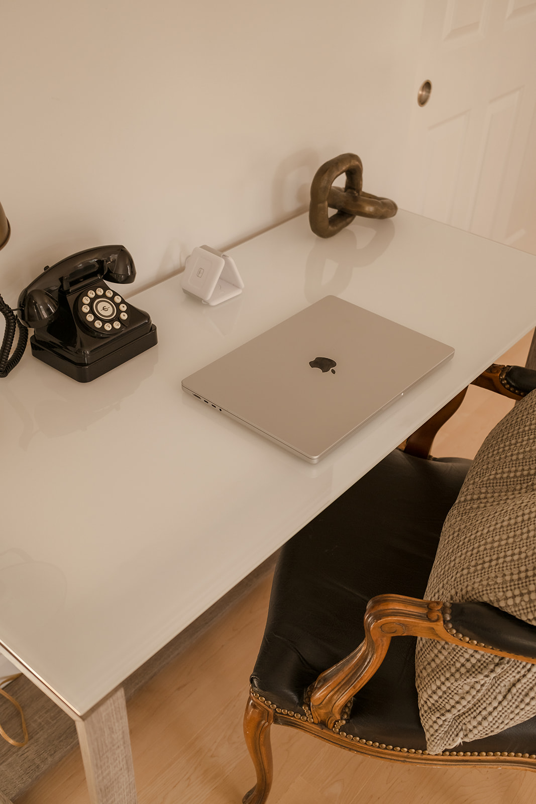 Comfortable Writing Desk in the Green Lady Suite