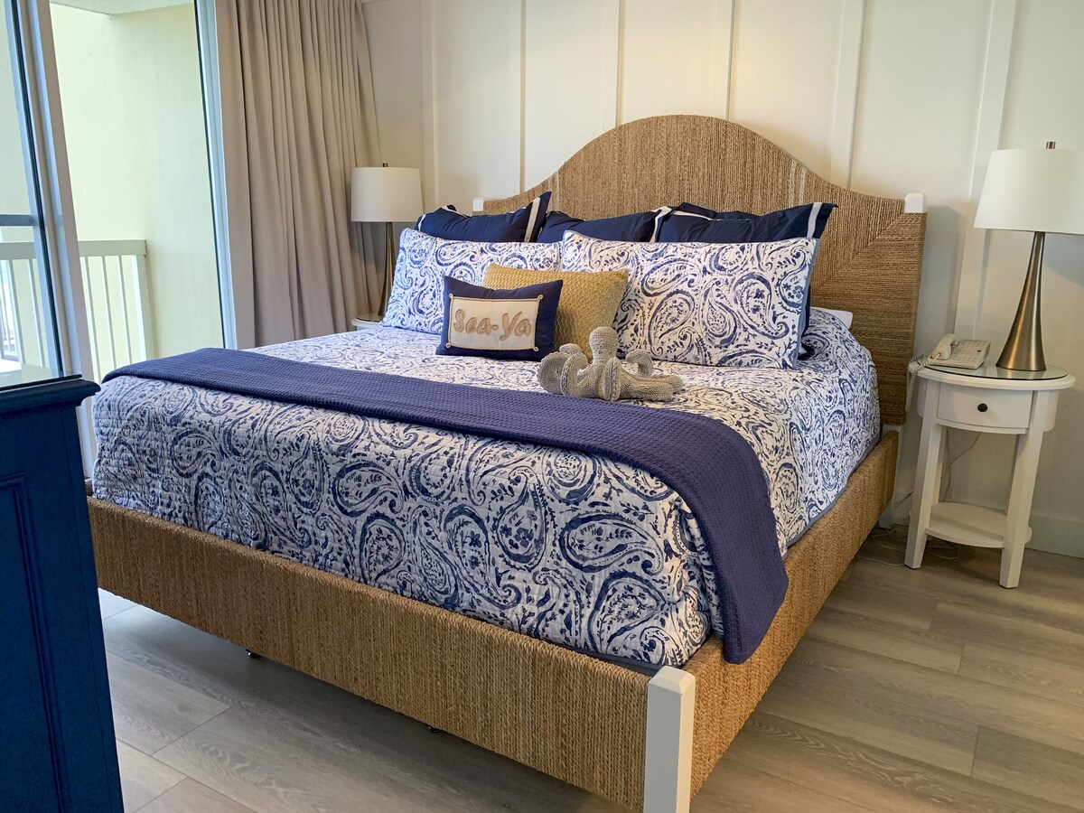 Completely remodeled master bedroom  