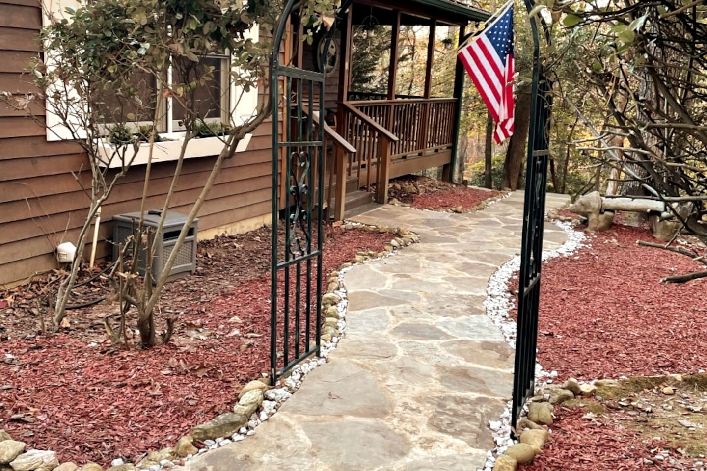 Walkway to front porch