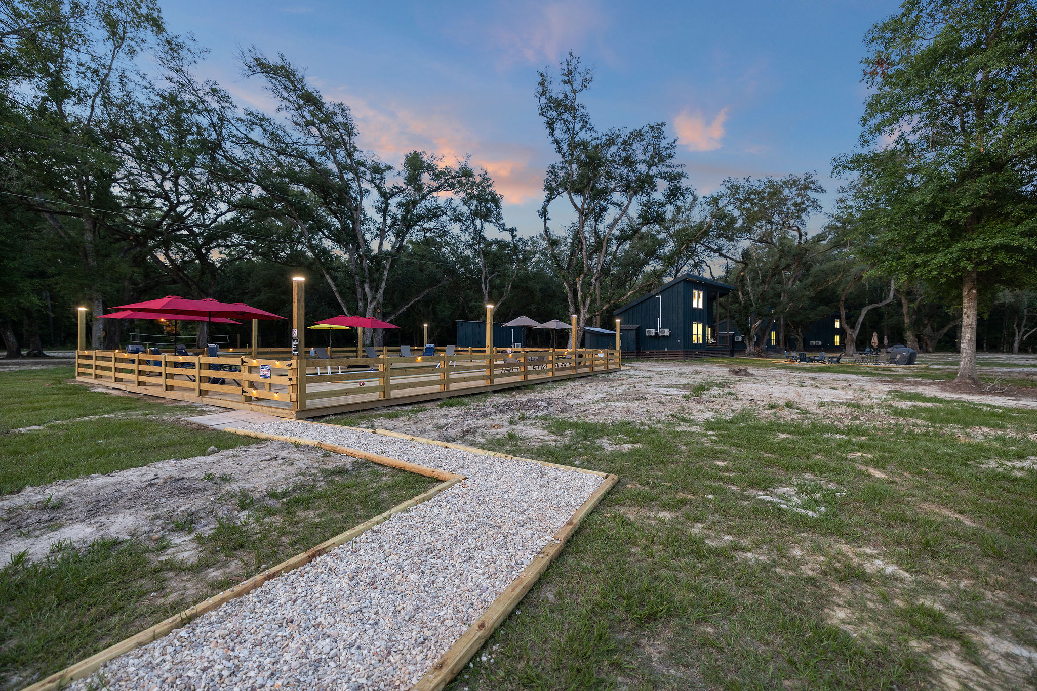 Shared Pool with Large Deck over looking 6 acre Lake