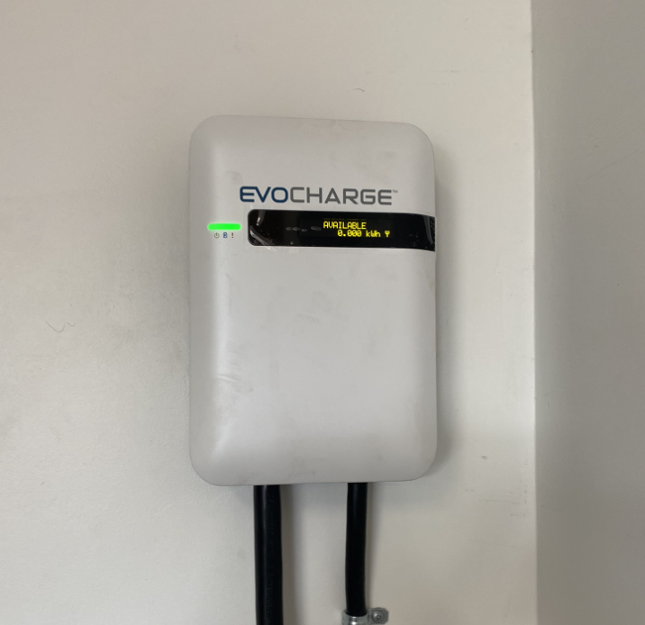 Free EV Charger in Garage!