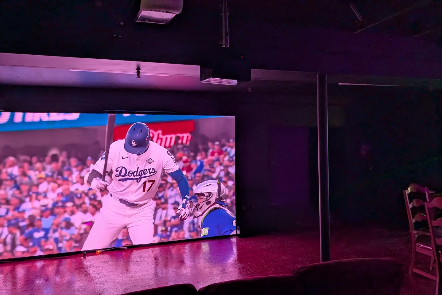 185 Inch Movie Theater with Valerian Pro Max Laser projector with Surround sound system