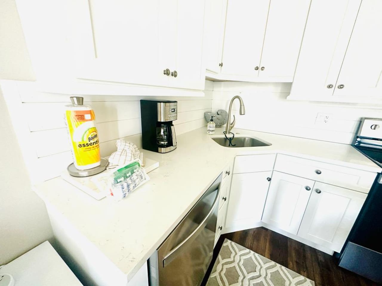 Kitchen with coffee maker
