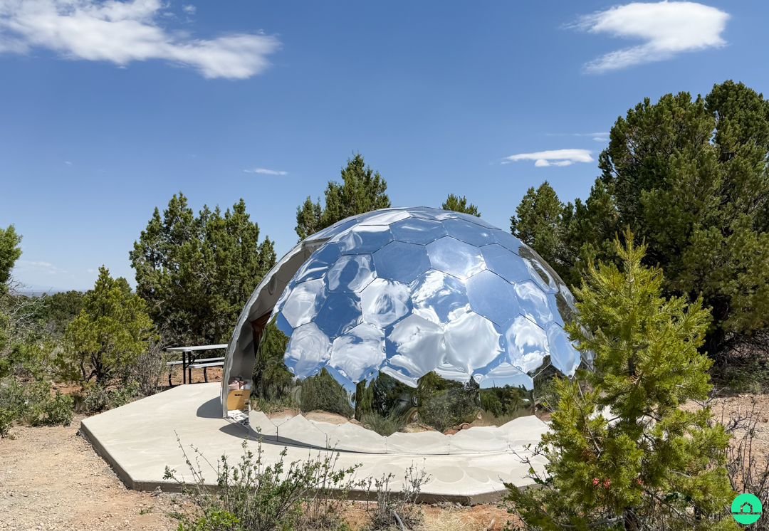 Exterior of Dome.

