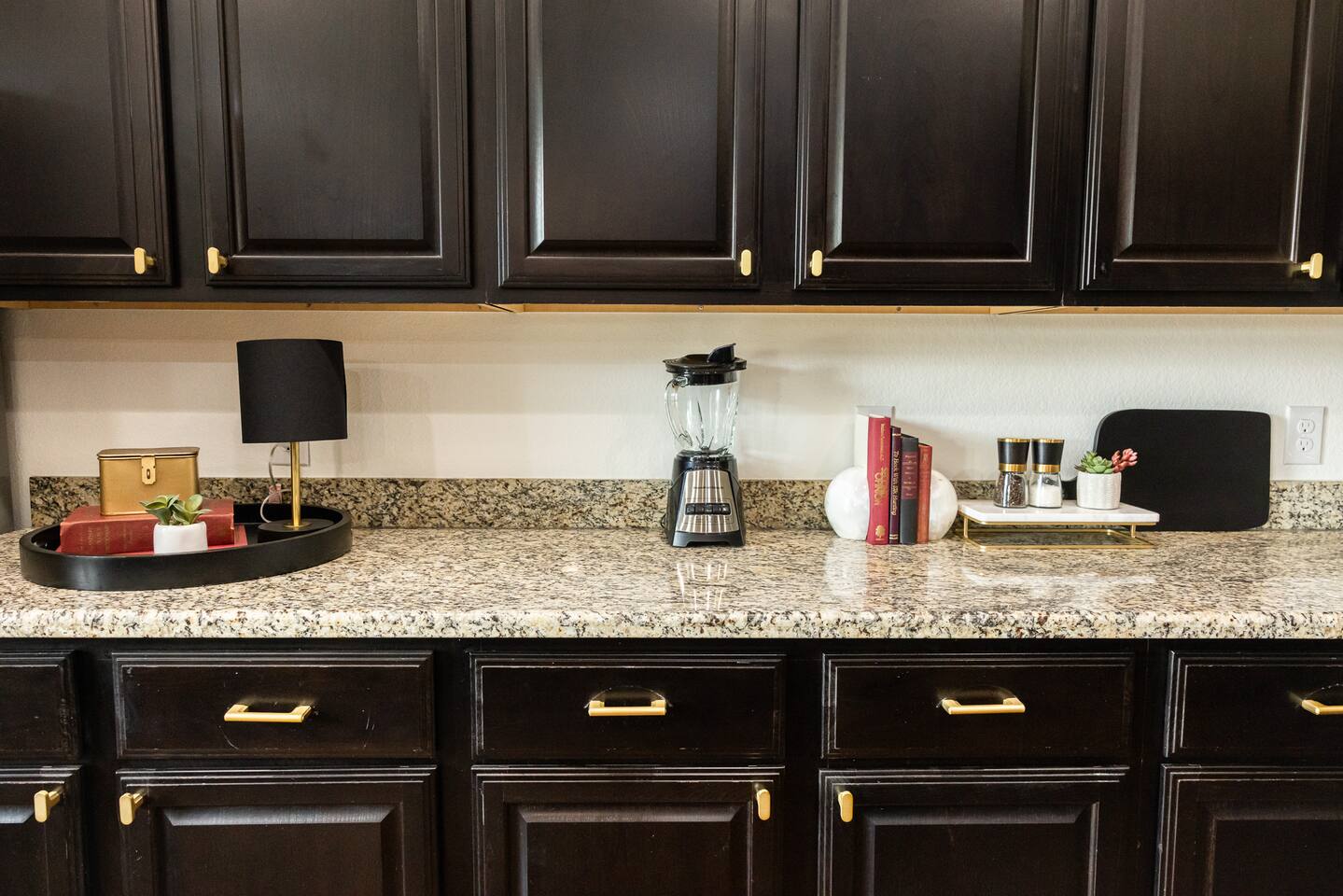 Fully stocked kitchen