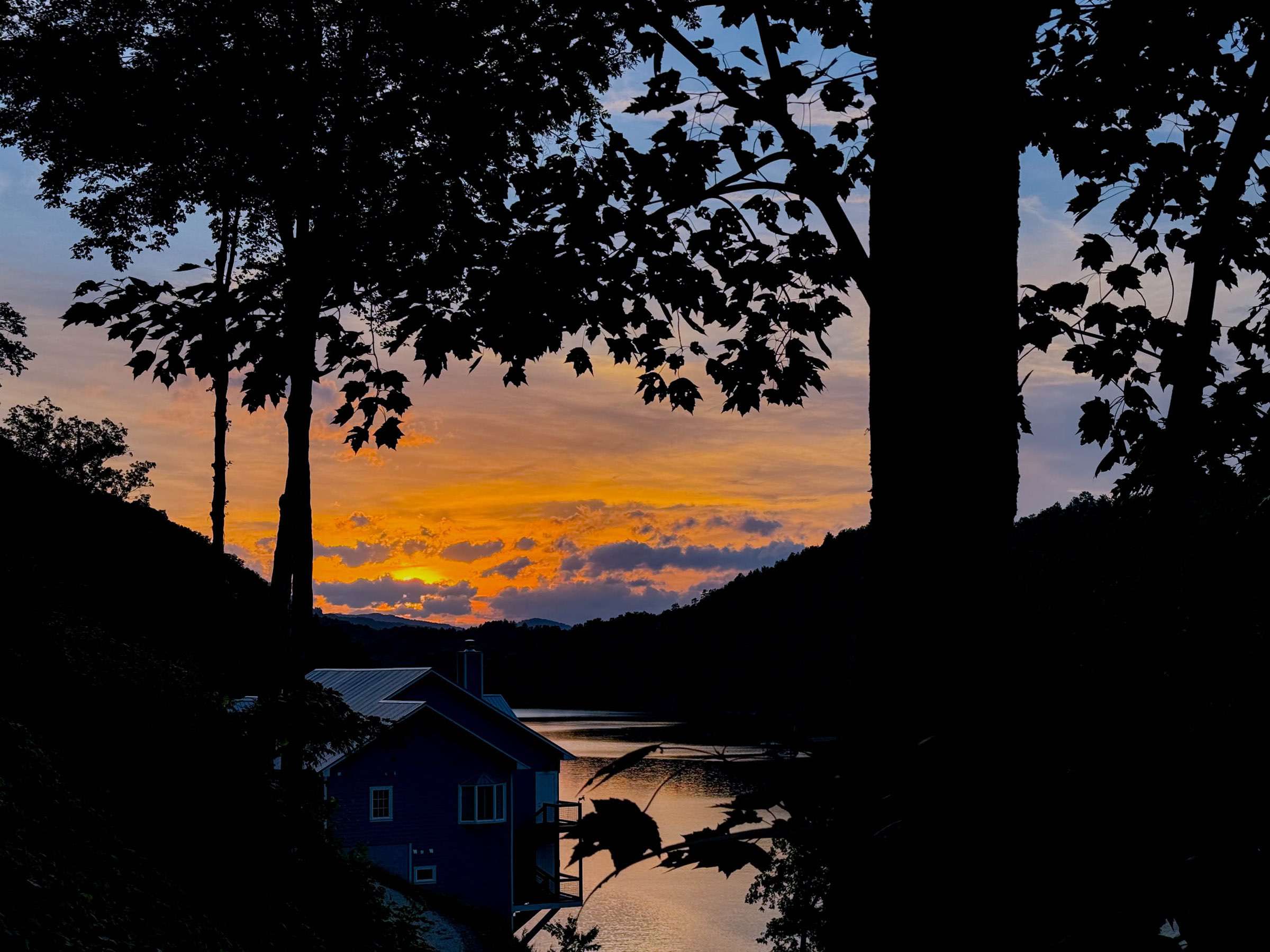 The sunset in this mountain setting is truly special!