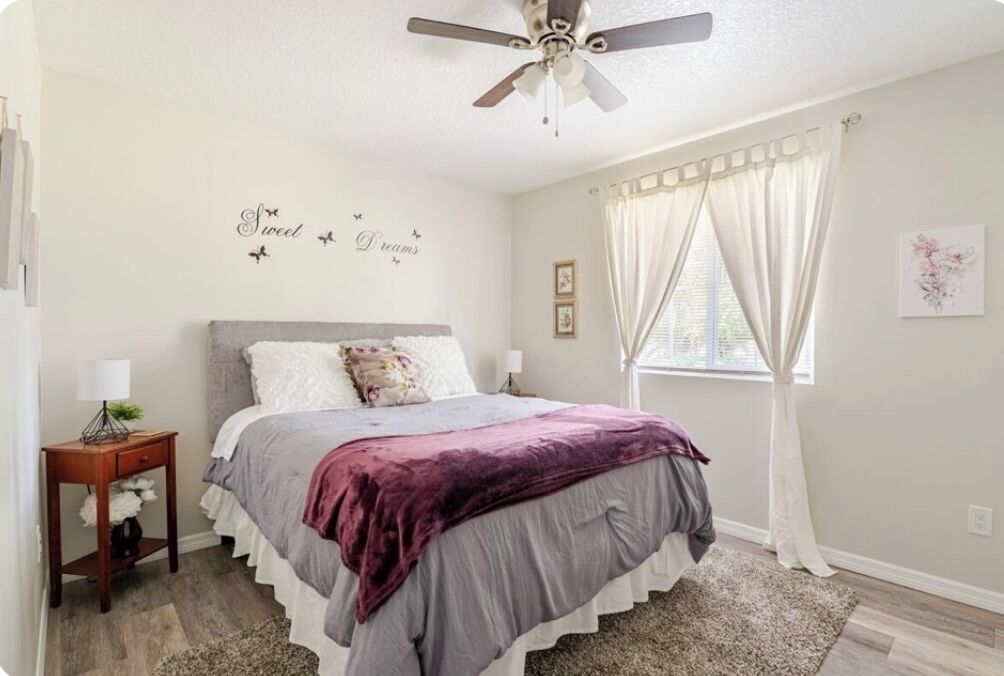 Second bedroom with full clothes closet