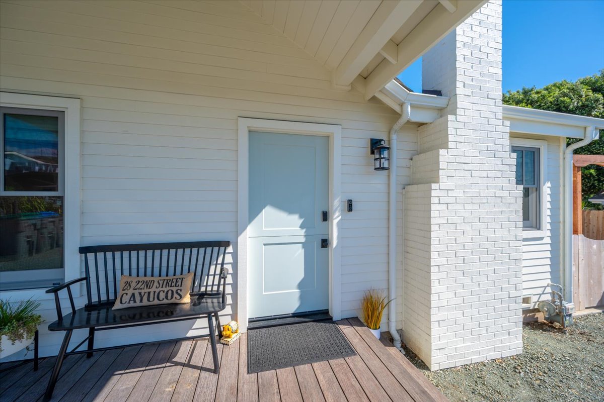 Welcoming entry porch