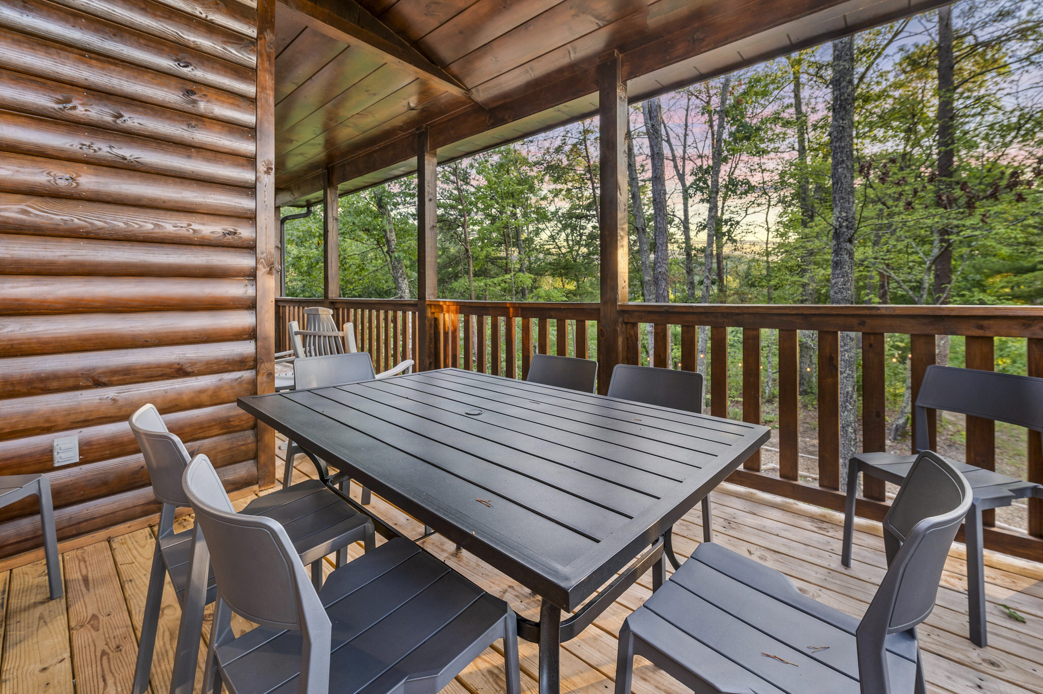 Decks with outside seating