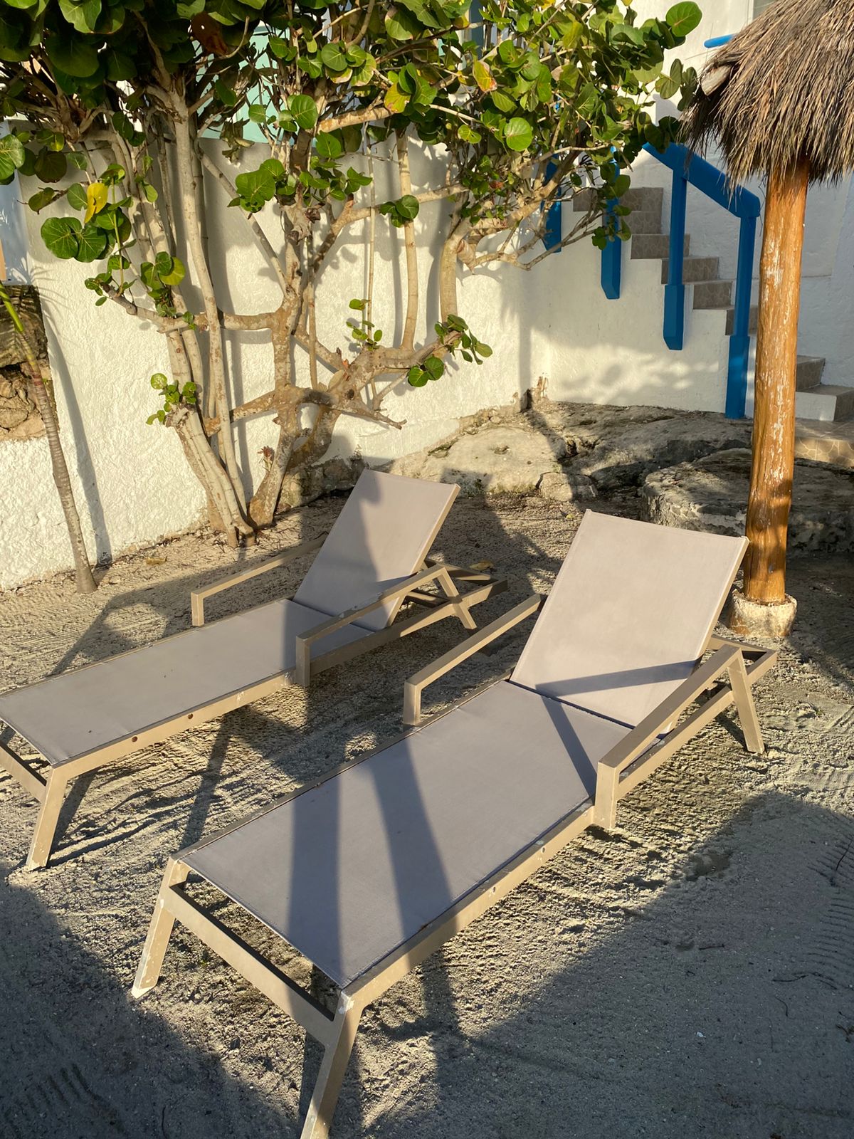 Beach with Lounge Chairs Facing Ocean, Shared with North Bungalow