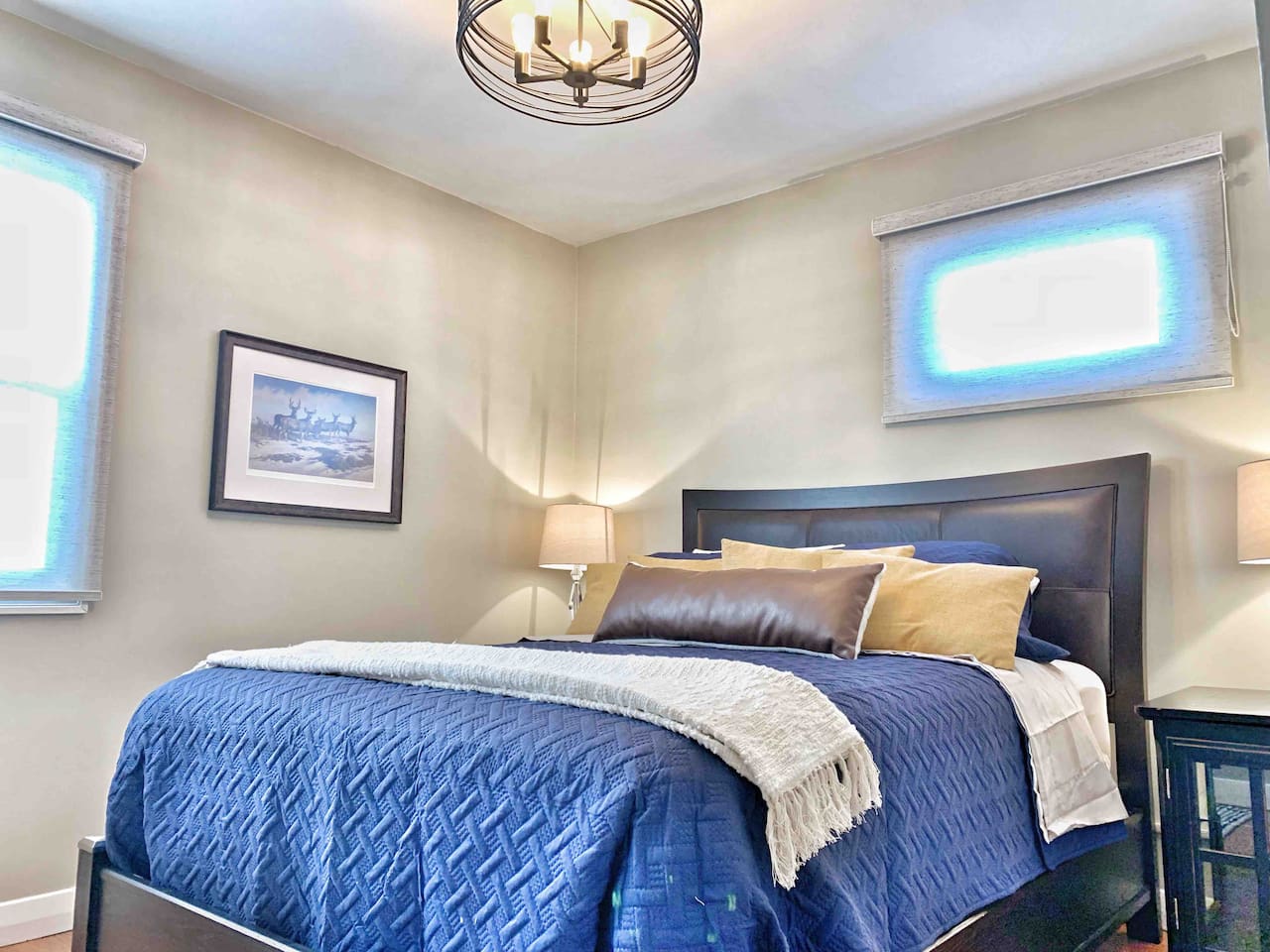 Primary Bedroom with Queen Bed, Natural Light & Relaxing Atmosphere