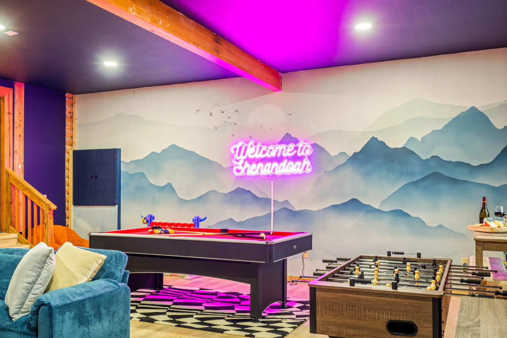 Your private indoor game room is stocked for friendly competition, from foosball matches to pool tournaments.