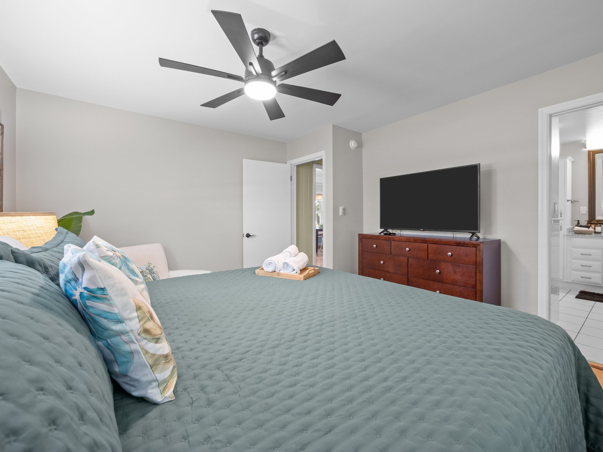 Big TV in Master Bedroom
