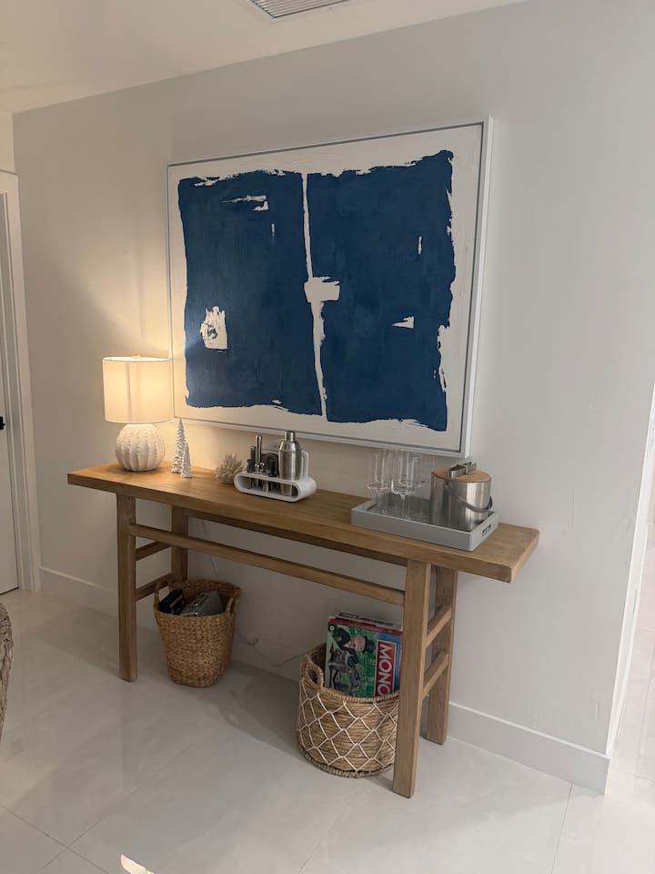 Table by kitchen table