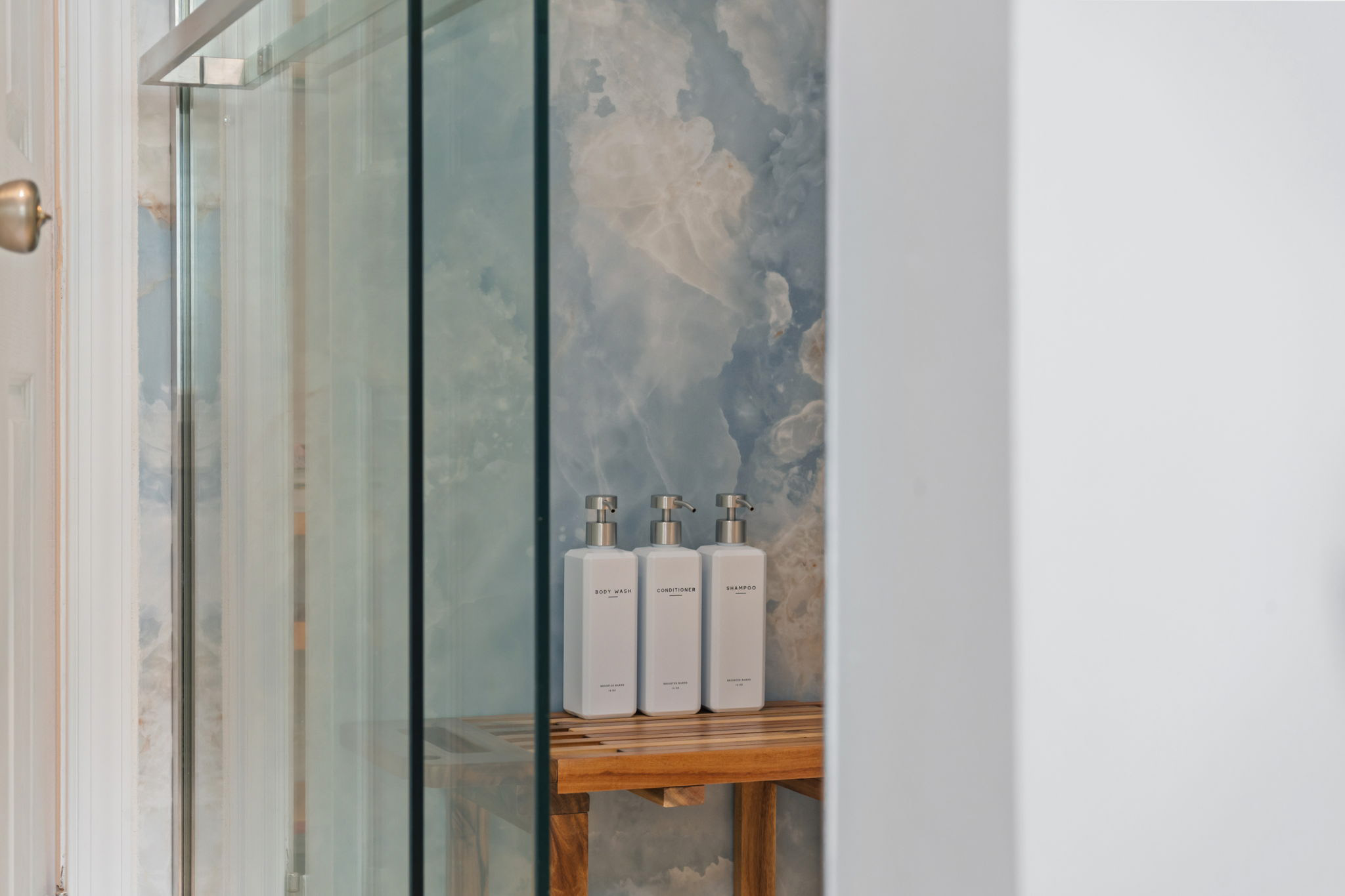 Upstairs shower
