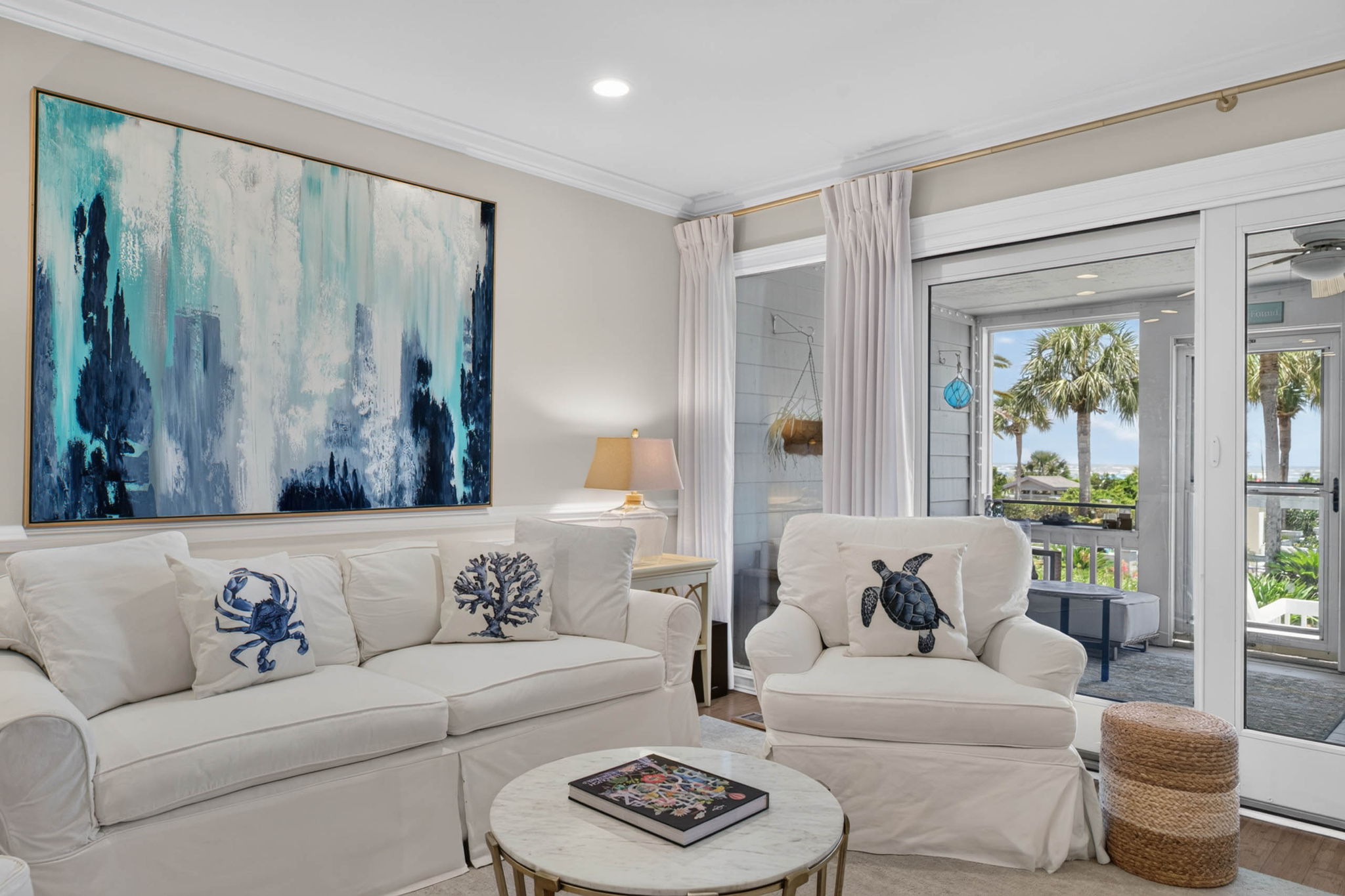 Living Room | Oceans 22 | 22 Beach Club Villas, Wild Dunes | IOP Escapes