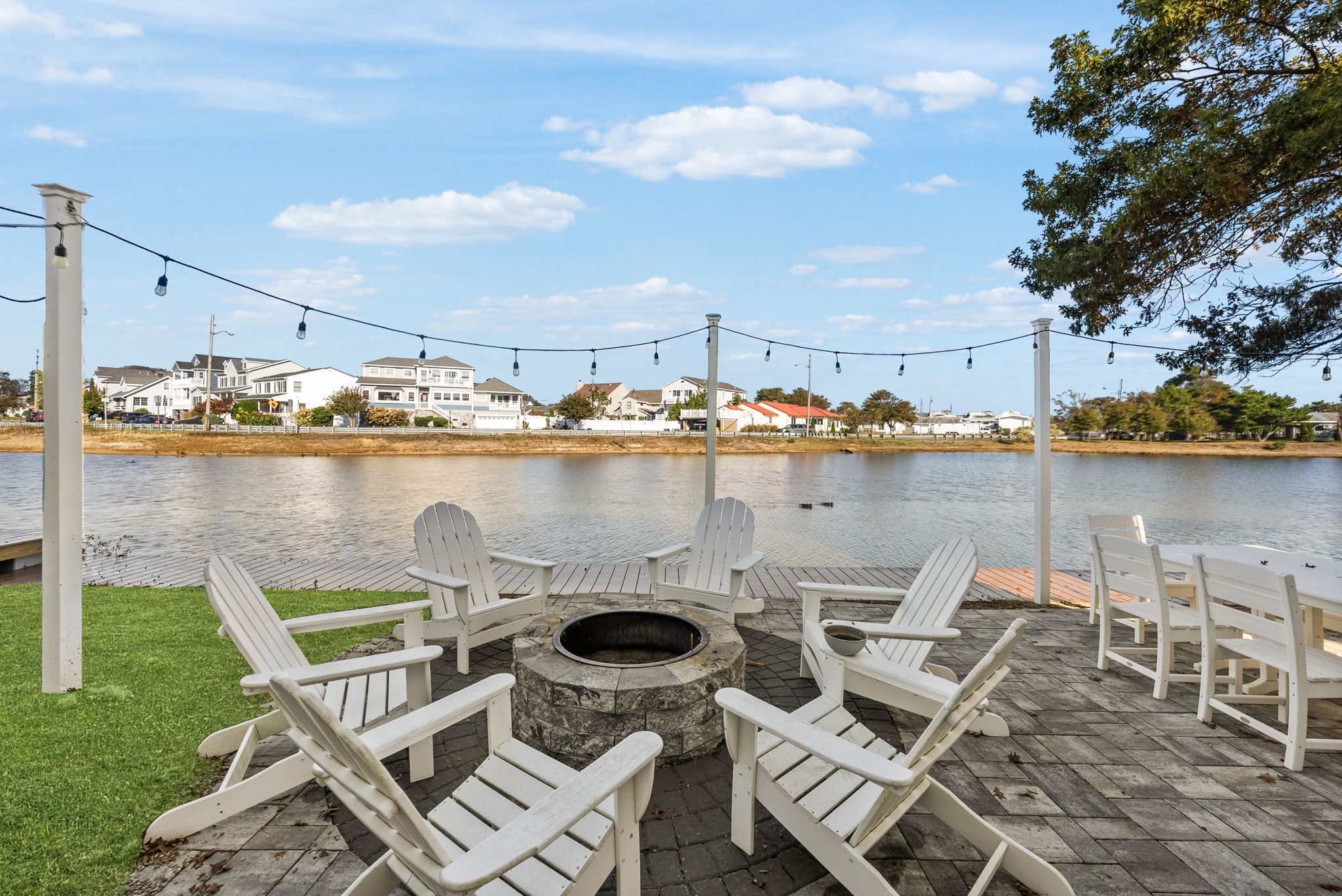Waterfront Firepit Game Room at Legacy Beach House