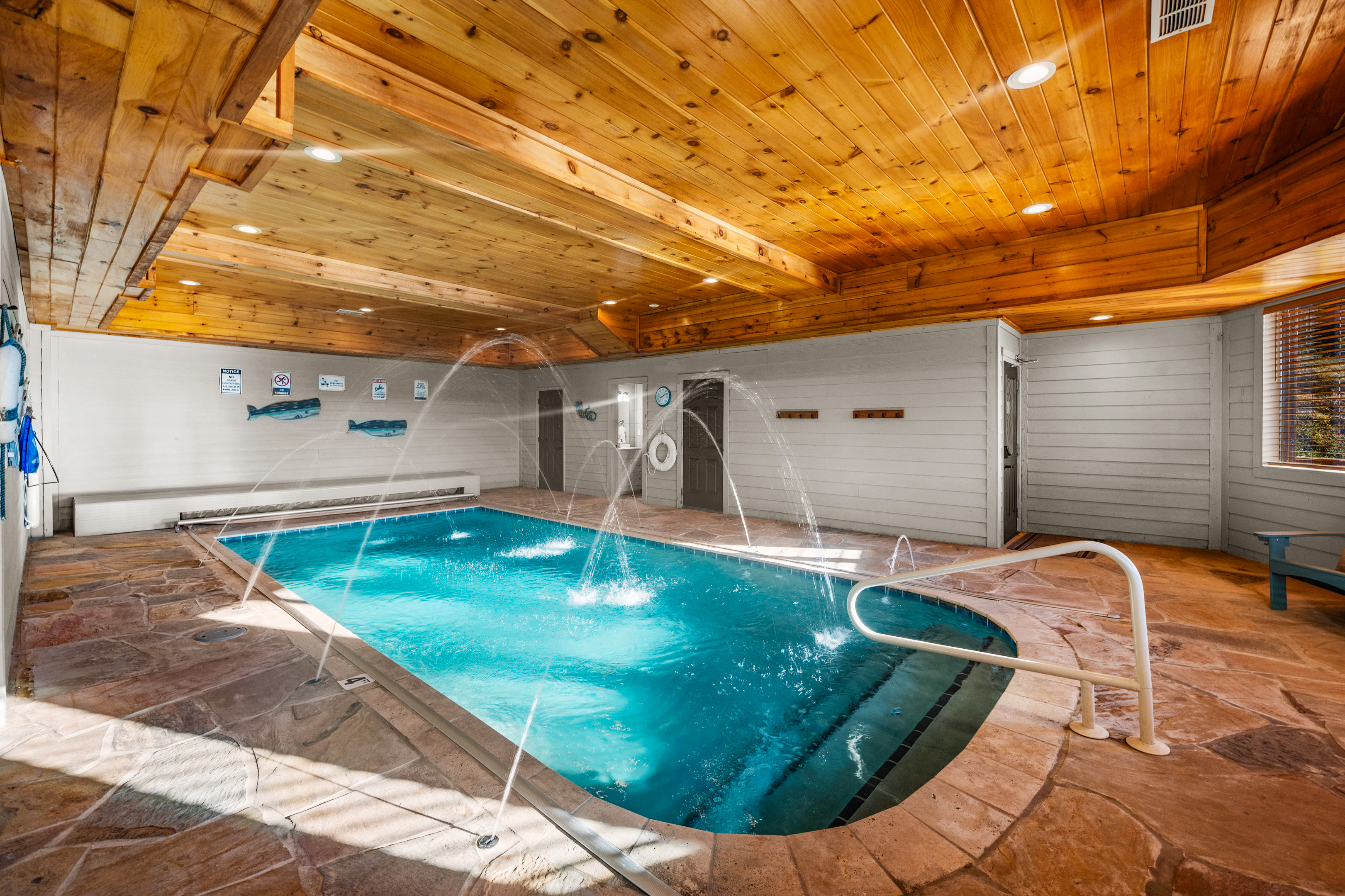 One of a kind pool that's sure to make a splash with the kids