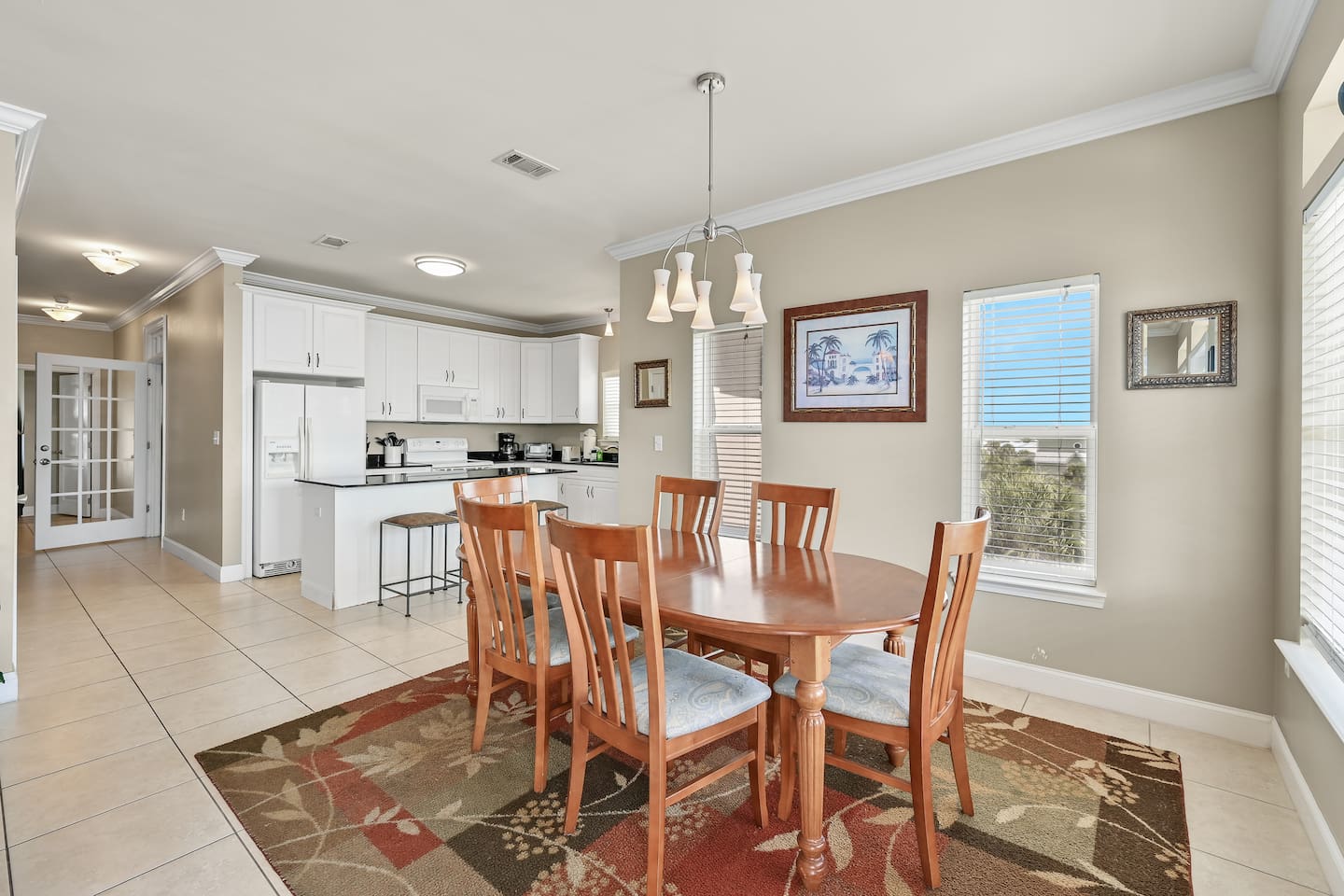 Dining Area #3 (Third Floor) – Seating for 6 + island seating for 3