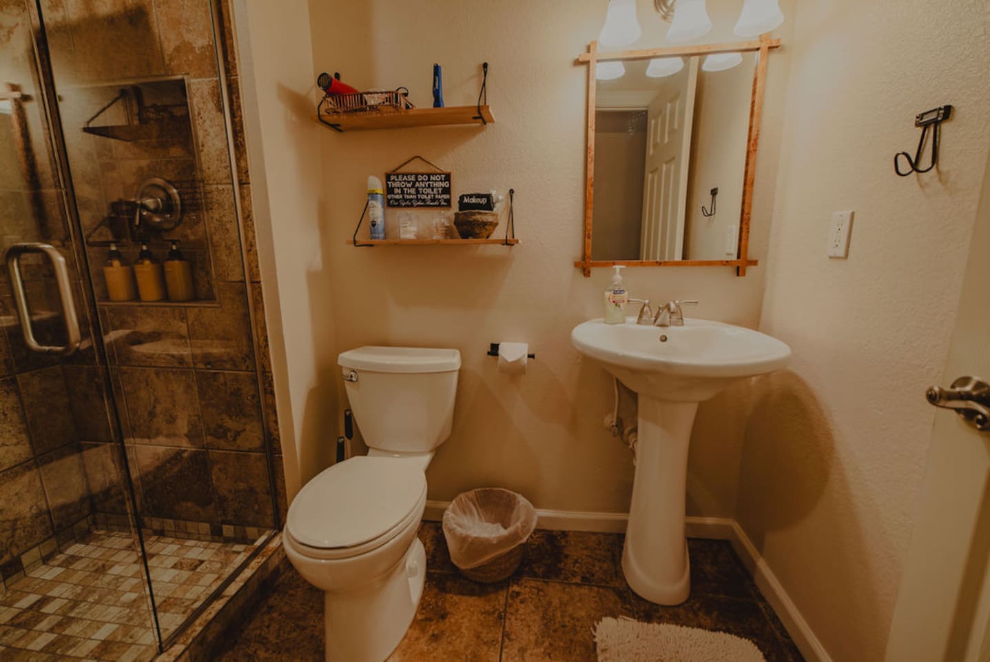 Additional bathroom for added convenience and comfort