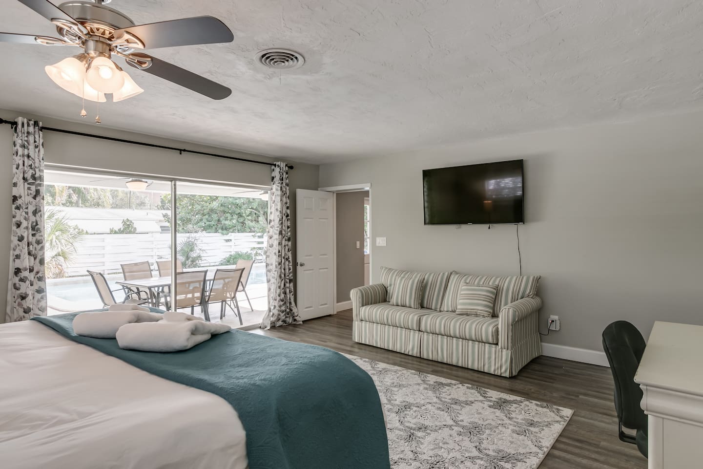 Master Bedroom with Pull Out Sofa