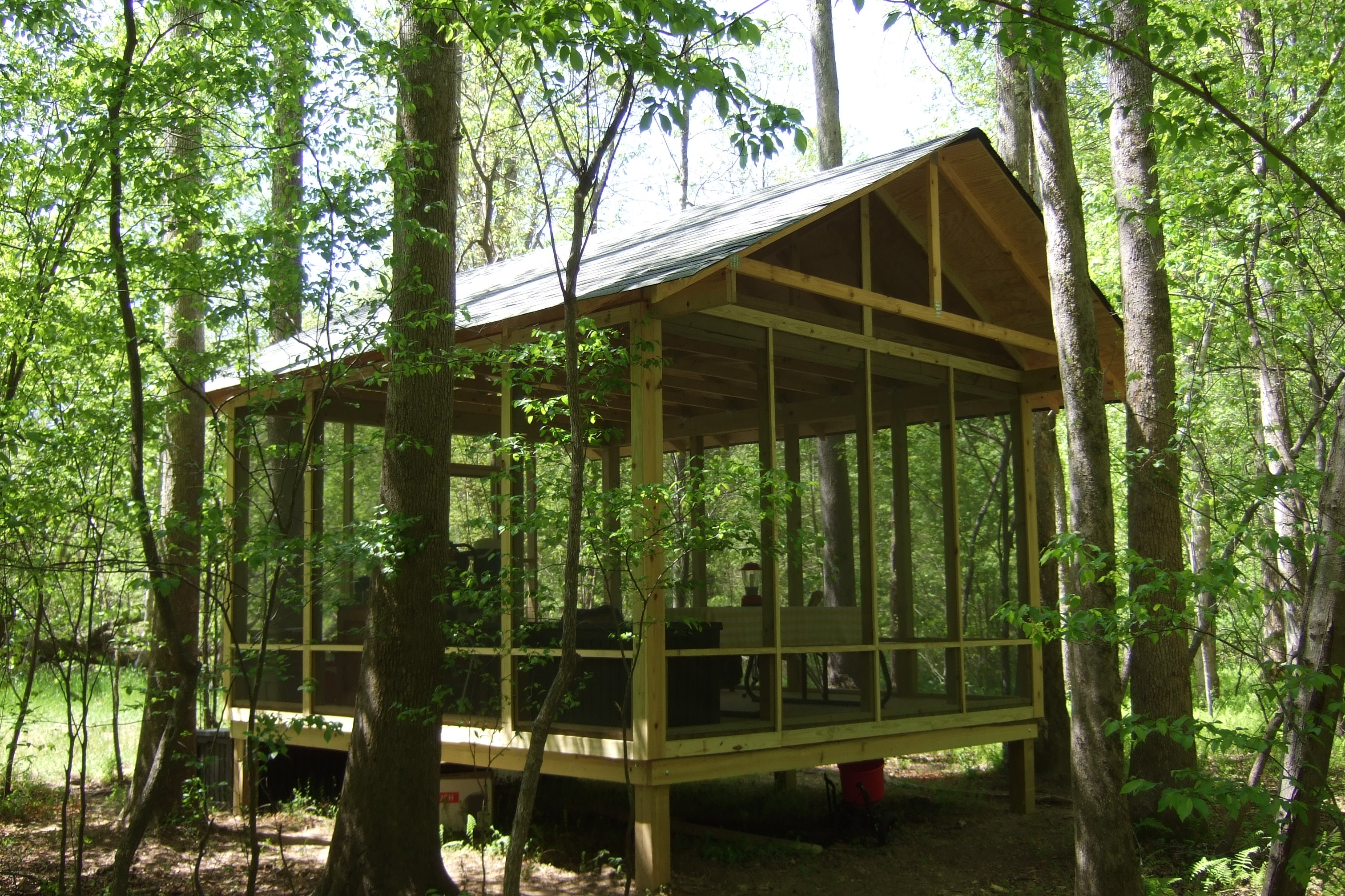 Porch near the creek.