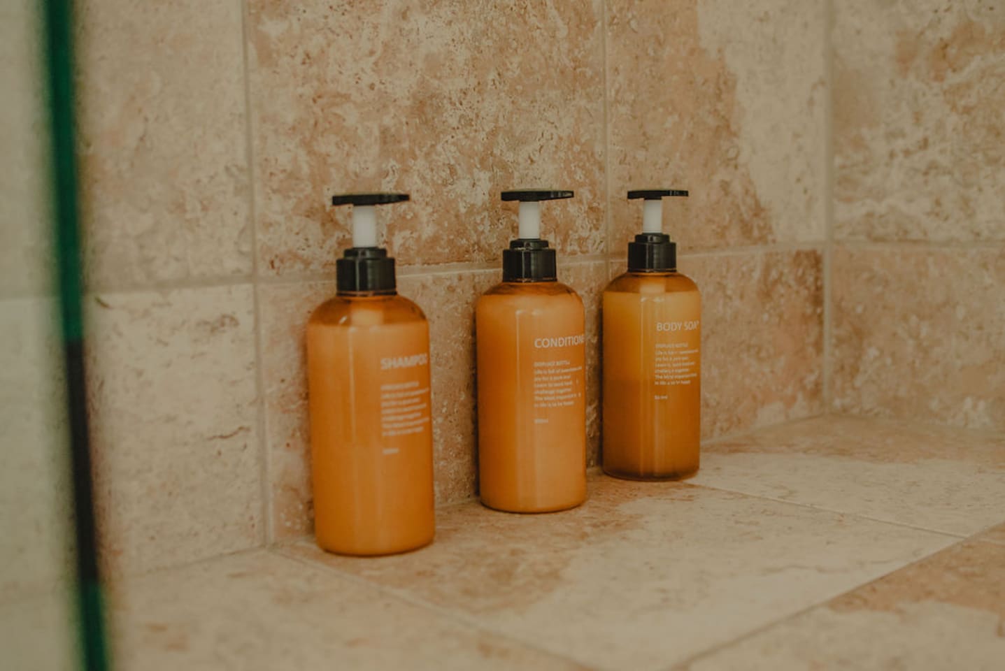 Bath essentials provided for a comfortable and convenient stay