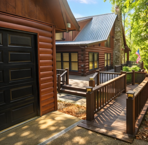 Wheelchair-accessible ramp