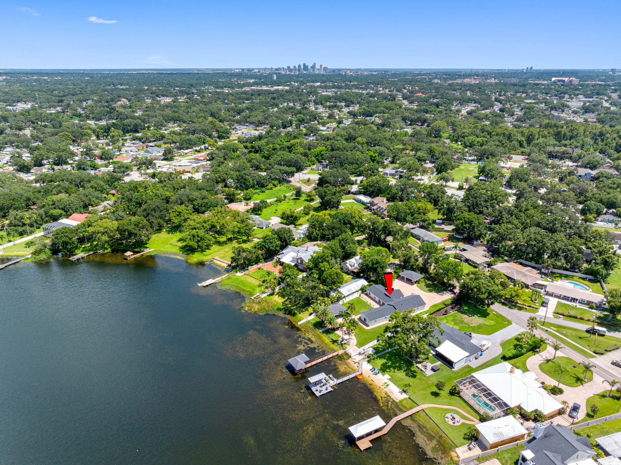 Aerial View of the Neighborhood
