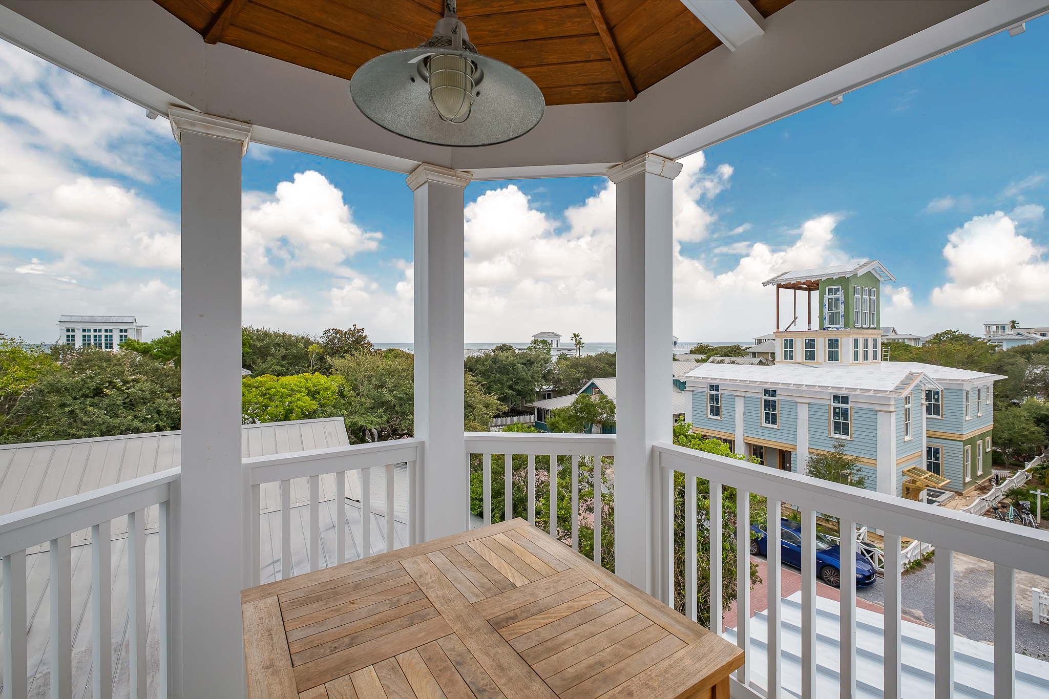 Beautiful ocean views from the peaceful tower.