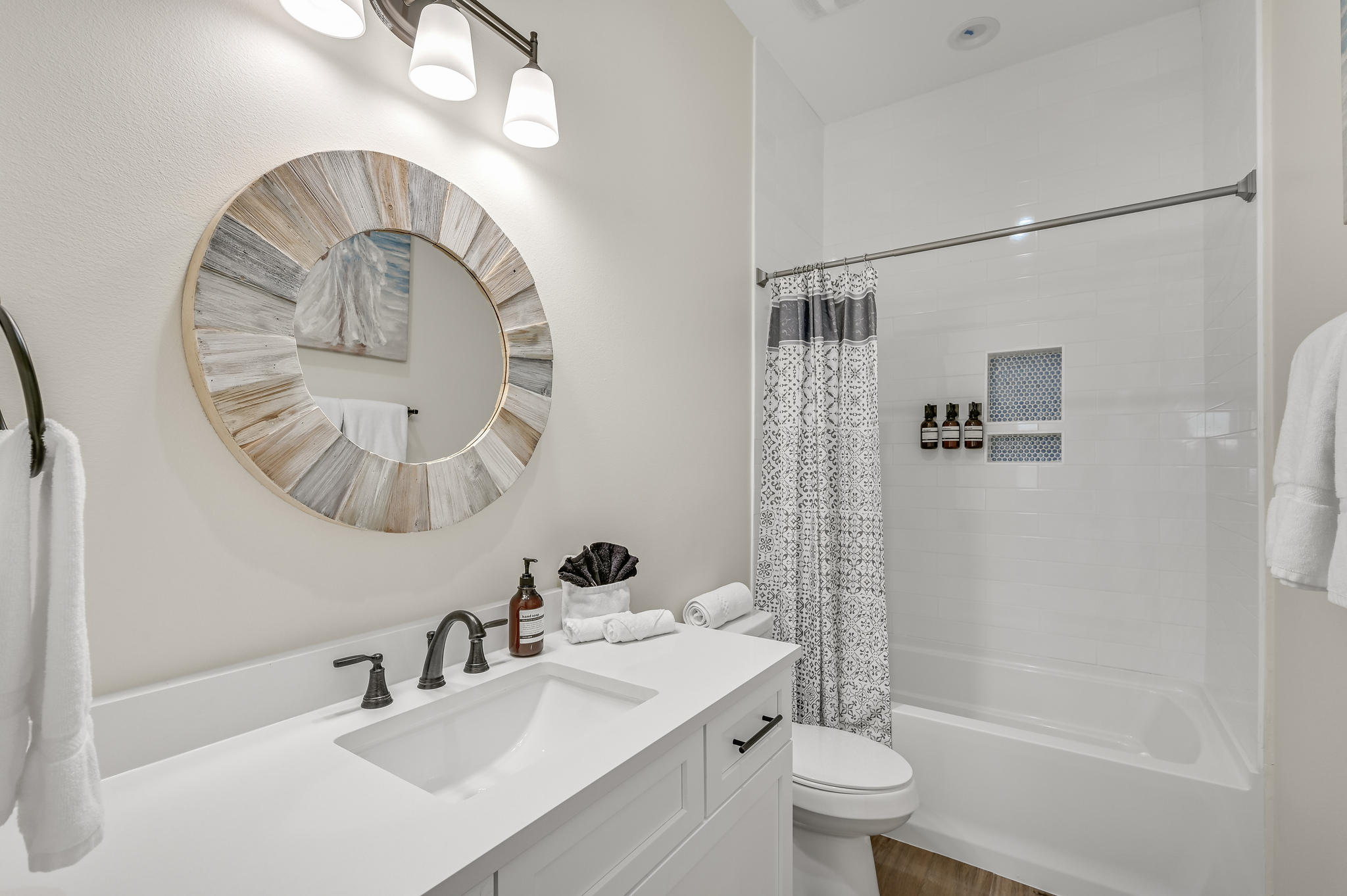 King Suite #1: Private Bathroom (first floor)