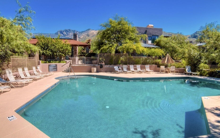 Community heated pool and spa