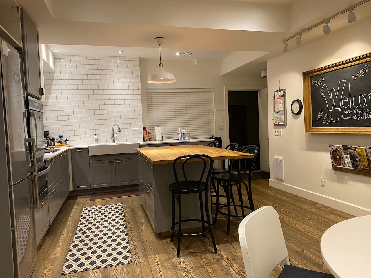 Looking towards the front door