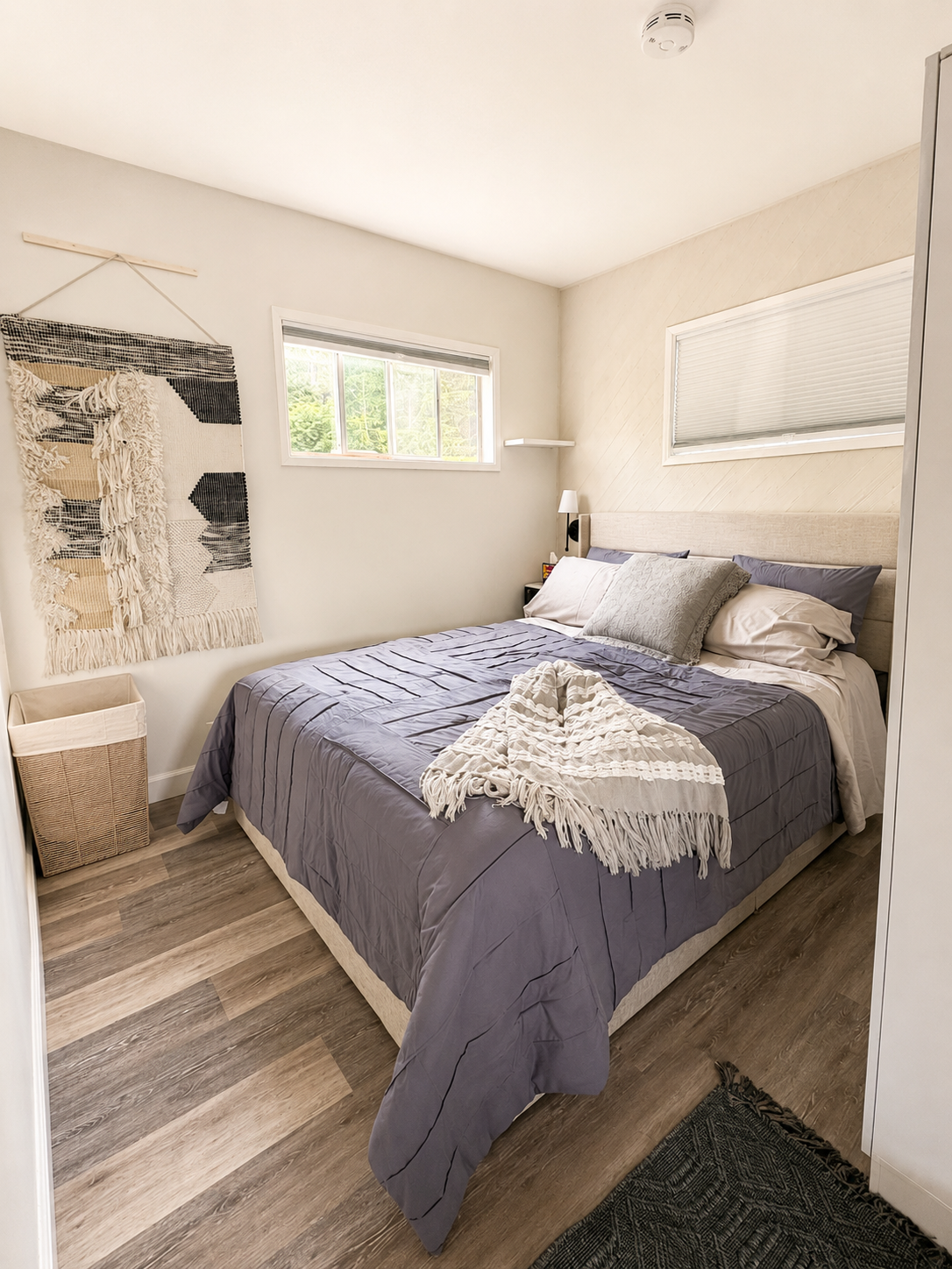 Bedroom 2 Queen. Comfortable queen bedroom with a cozy, inviting space to relax and unwind after a day at the lake.