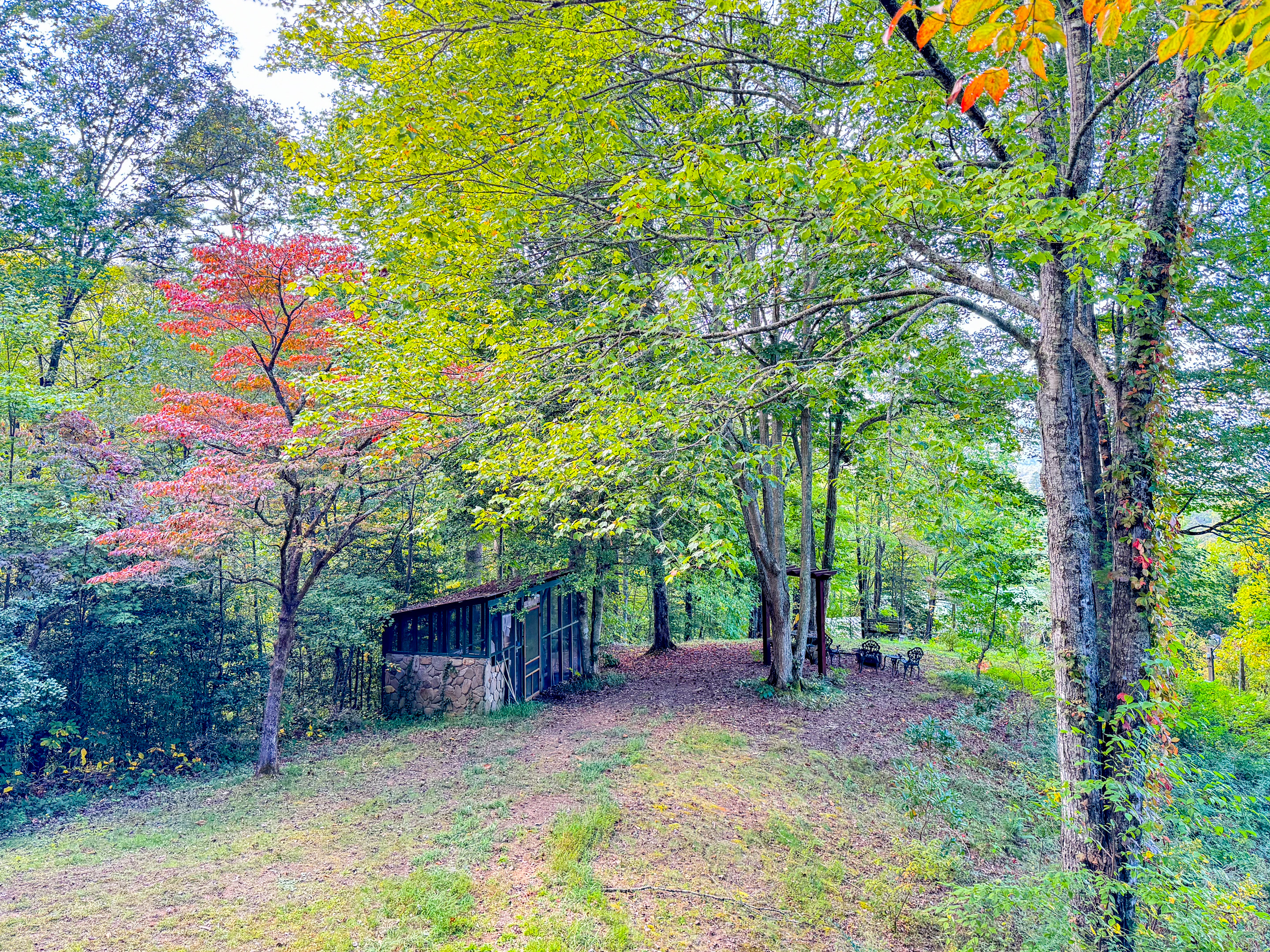 Private Backyard | Fire-pit Area | Mountain Views