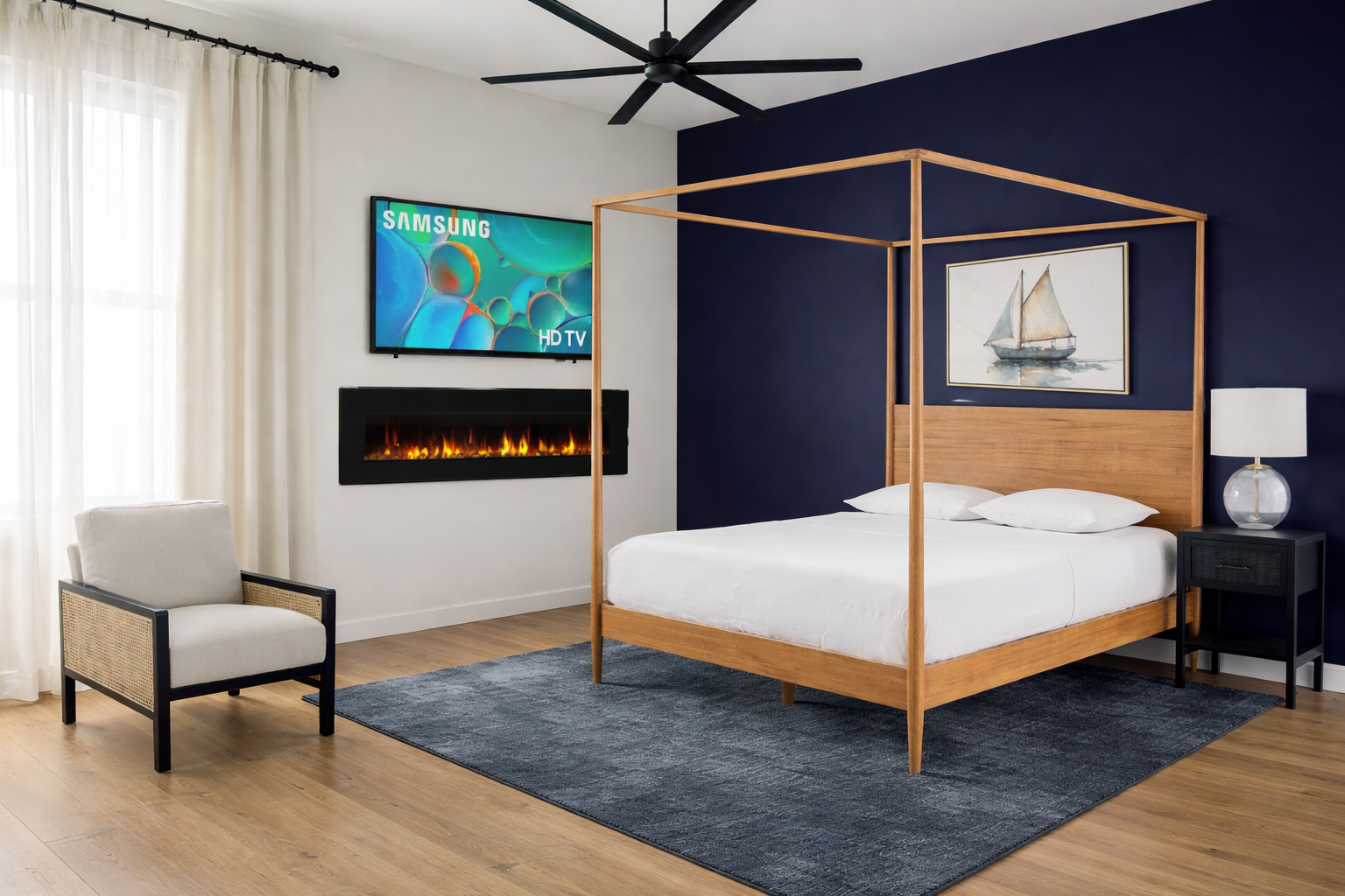 Home under renovations. AI generated image to give a visual representation of the new look. Actual results may vary.