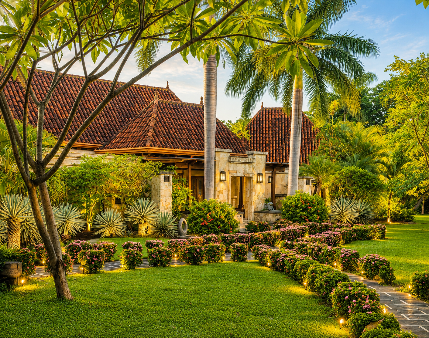 Manicured Grounds 