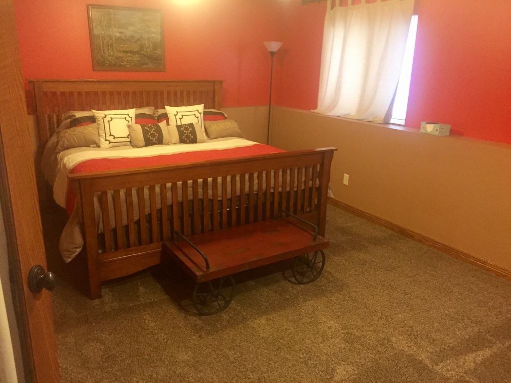 Bedroom 5 with king size bed.