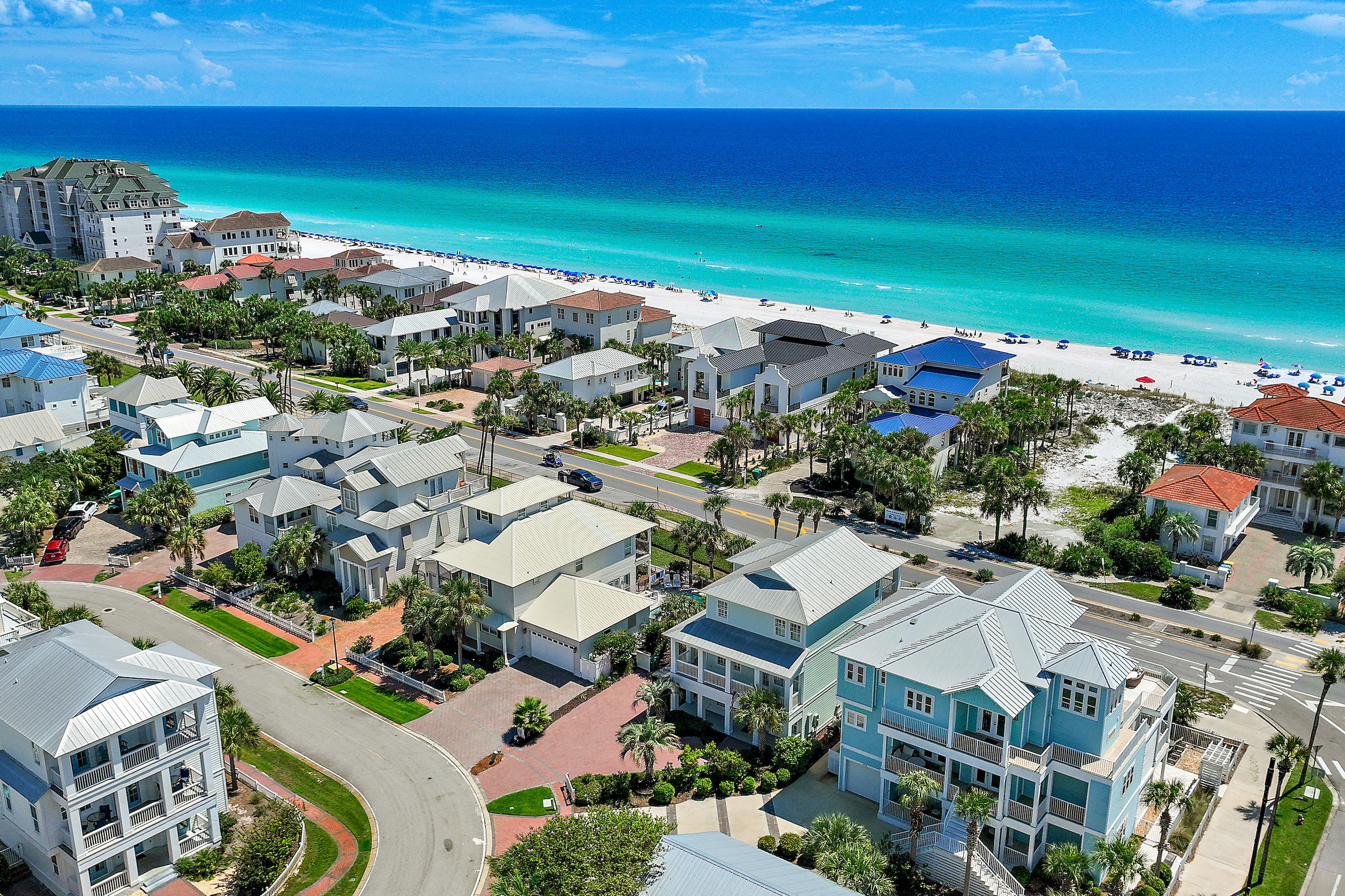 Crystal Beach just steps away, with your 30A vacation home perfectly positioned nearby. 🌊🏡