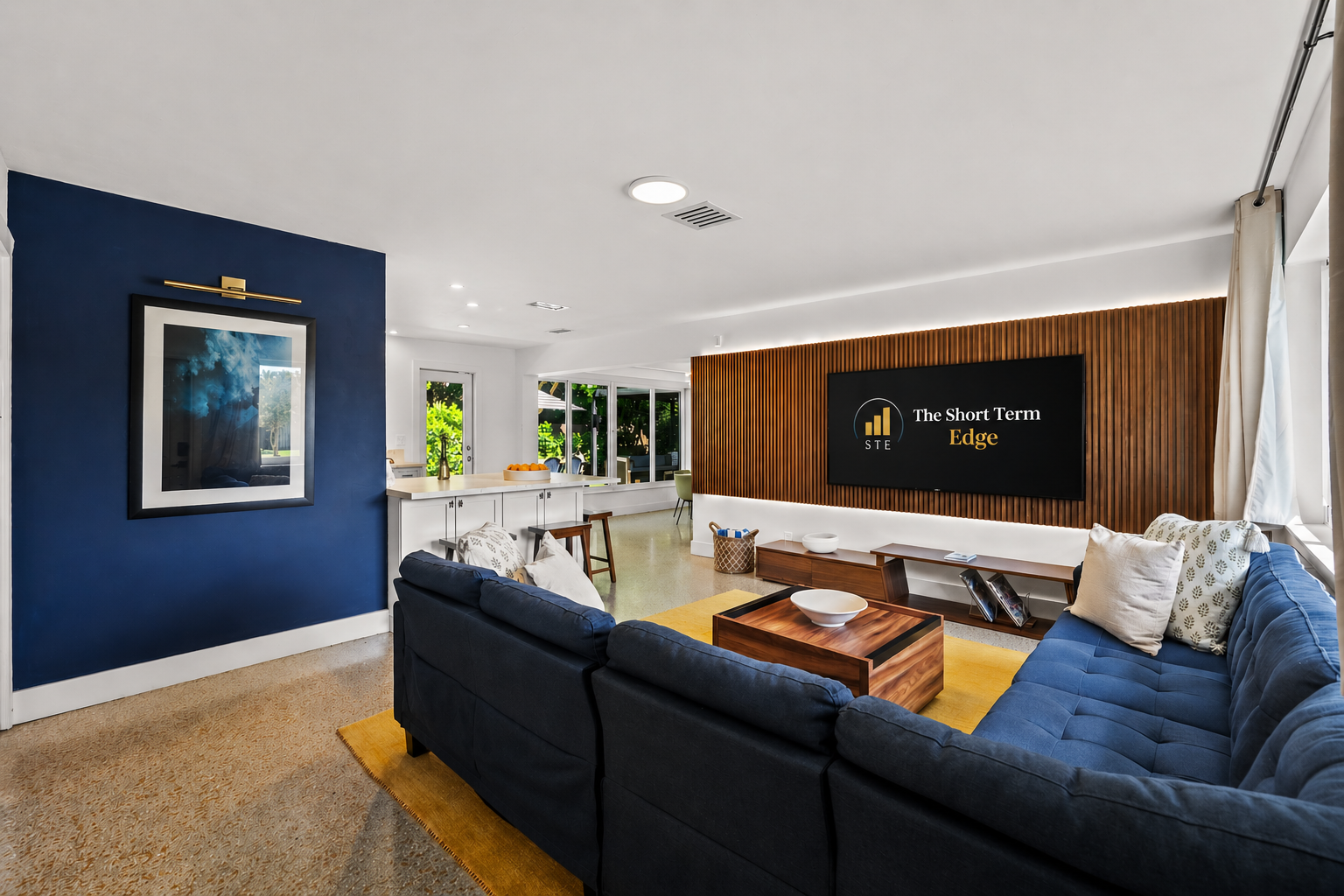 🛋️ Gather, relax, and binge your favorites in this bright and stylish lounge spot